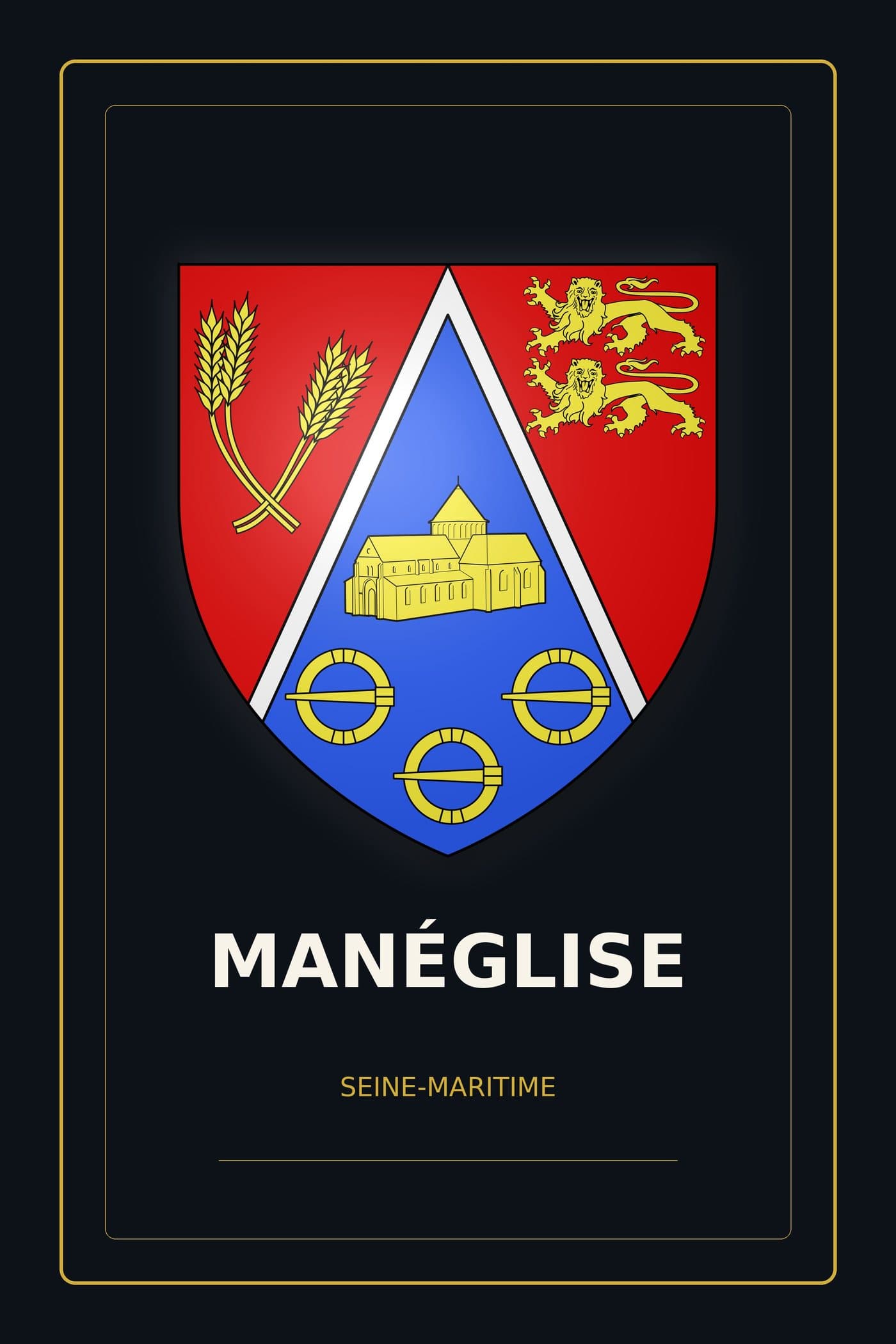 Blason de Manéglise