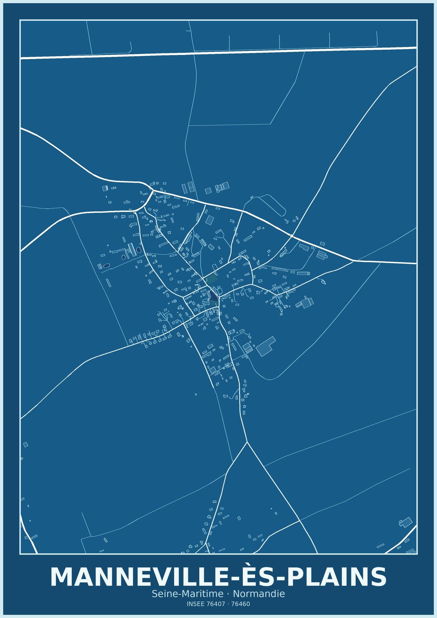 Plan de Manneville-ès-Plains