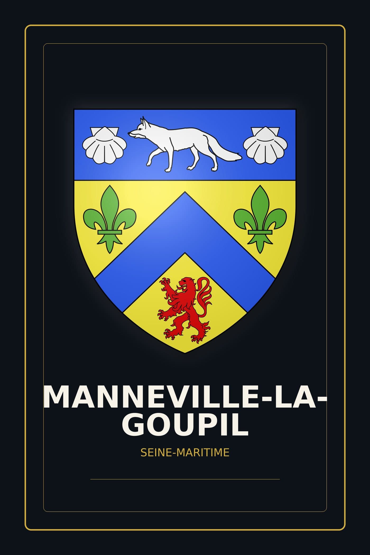 Blason de Manneville-la-Goupil