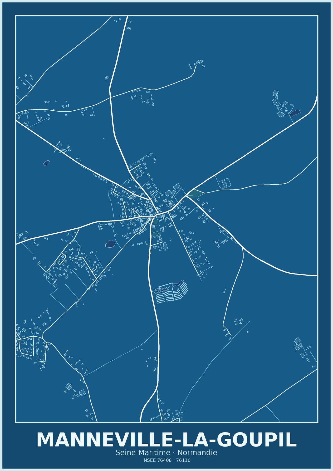 Plan de Manneville-la-Goupil