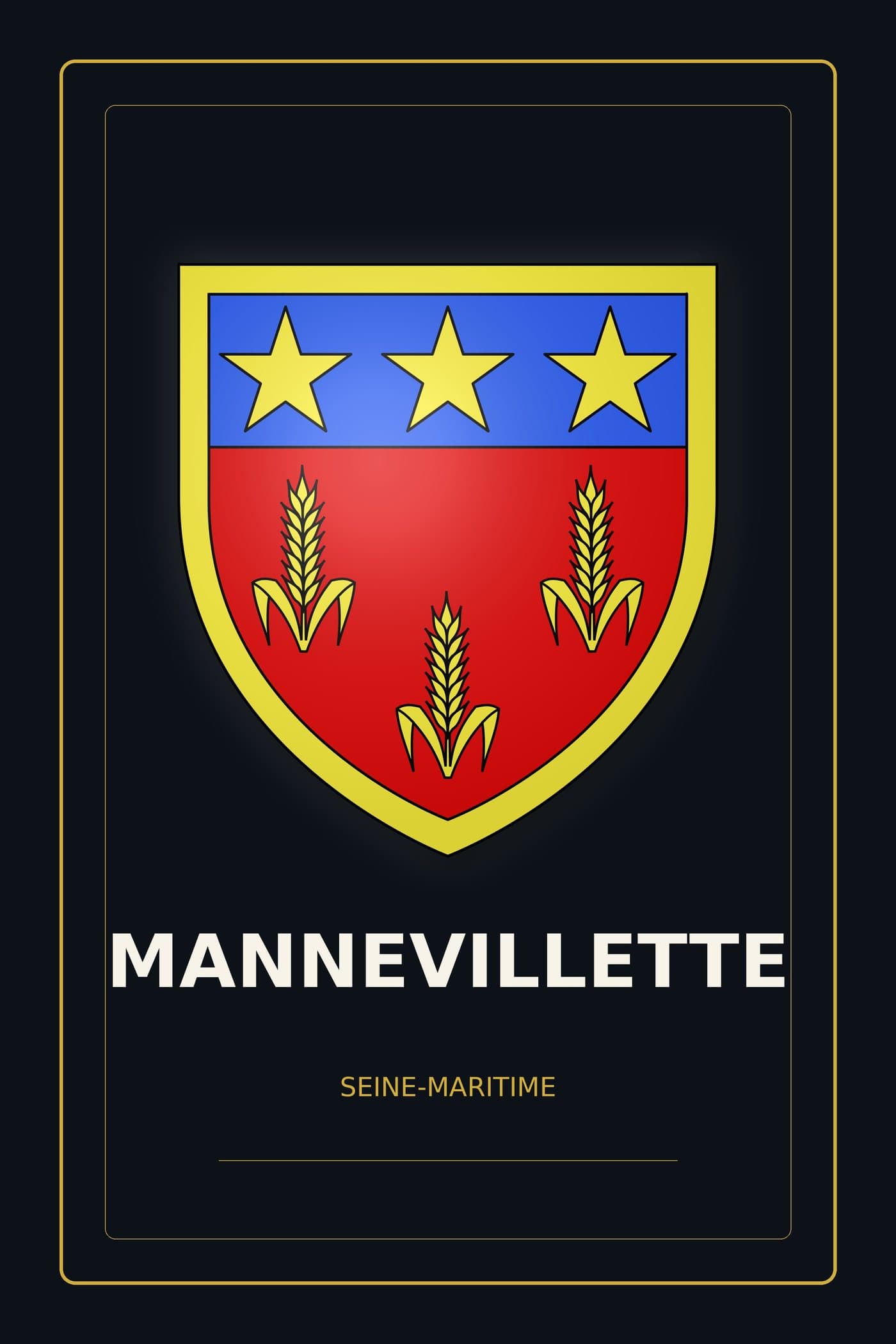 Blason de Mannevillette