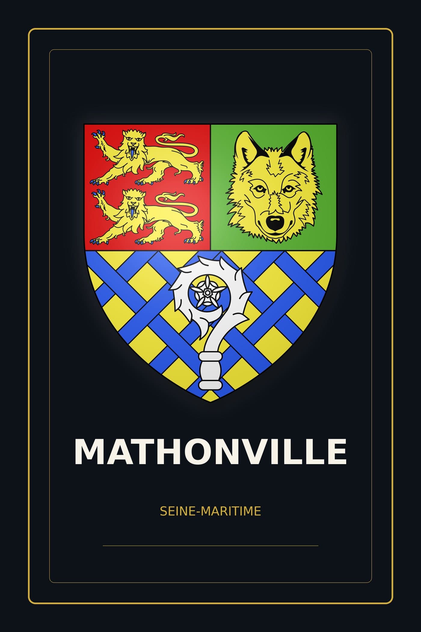 Blason de Mathonville