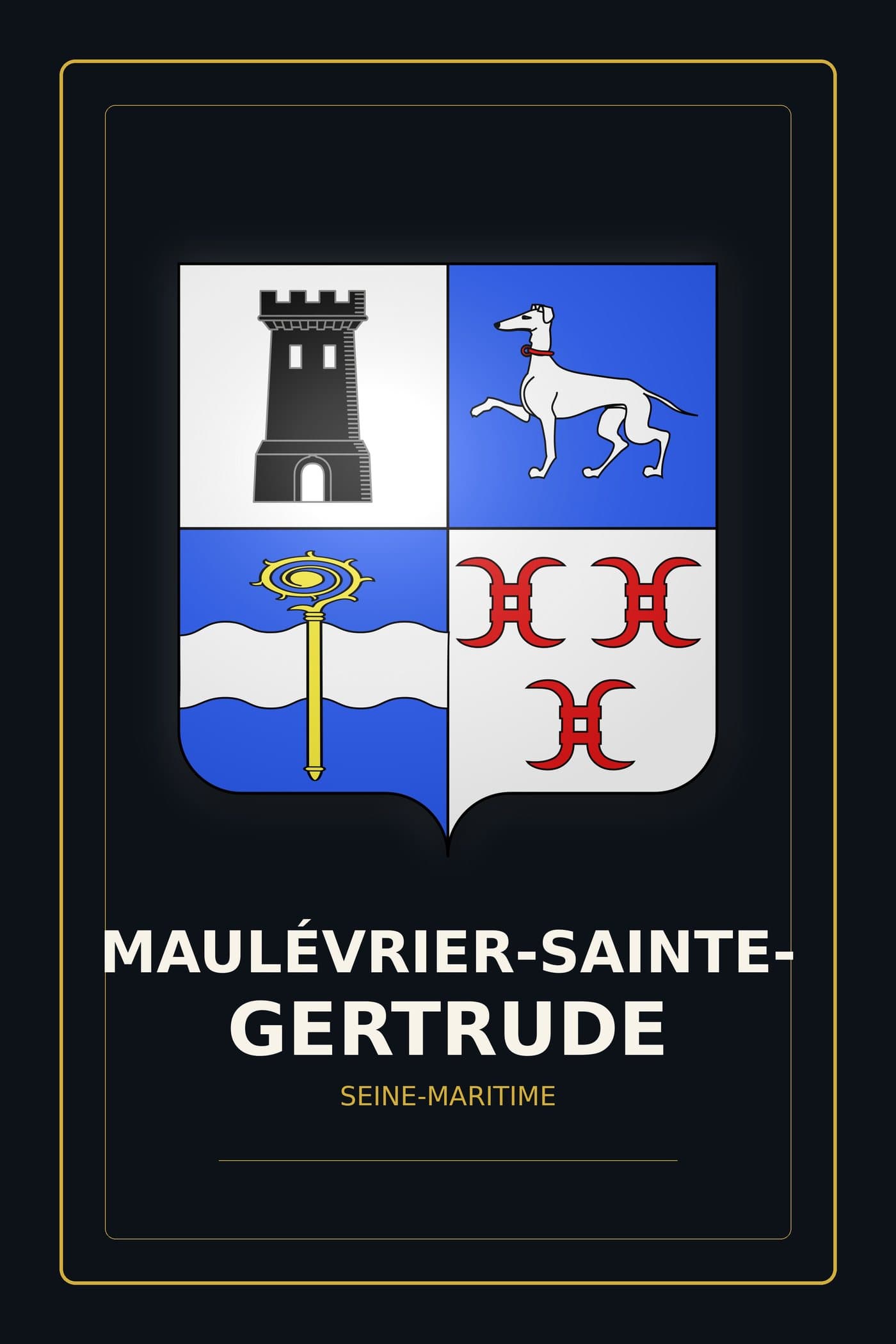 Blason de Maulévrier-Sainte-Gertrude