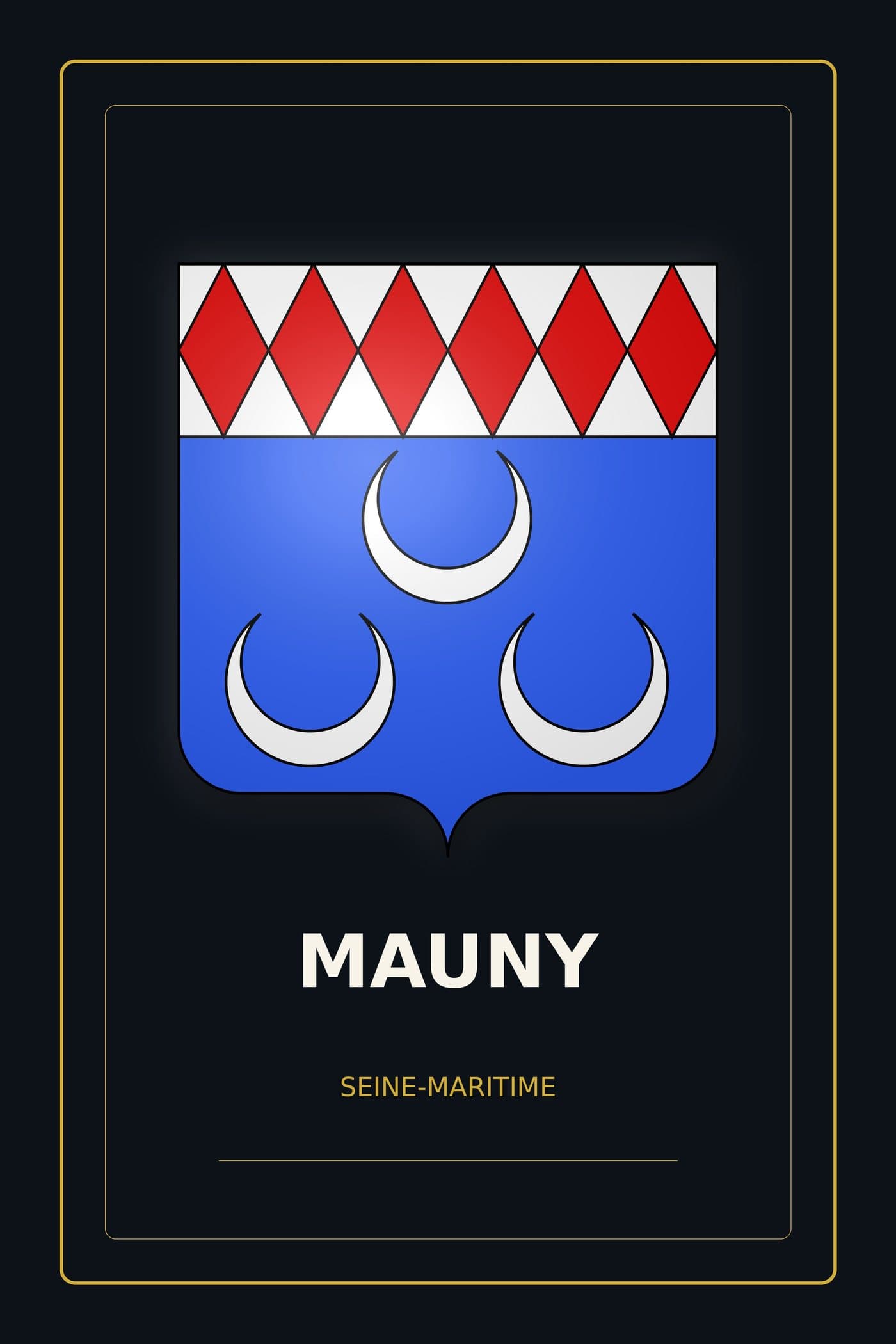 Blason de Mauny