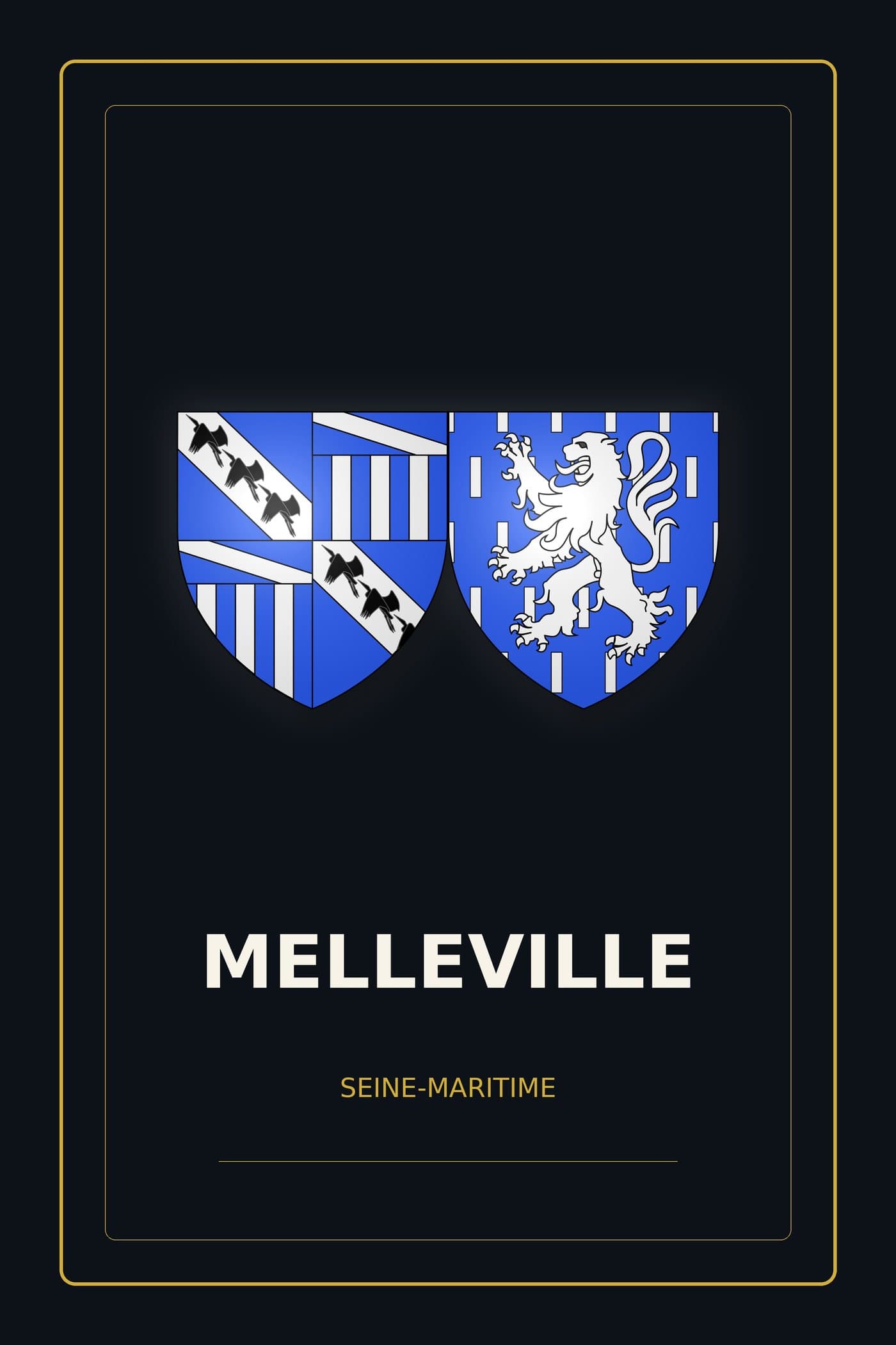 Blason de Melleville