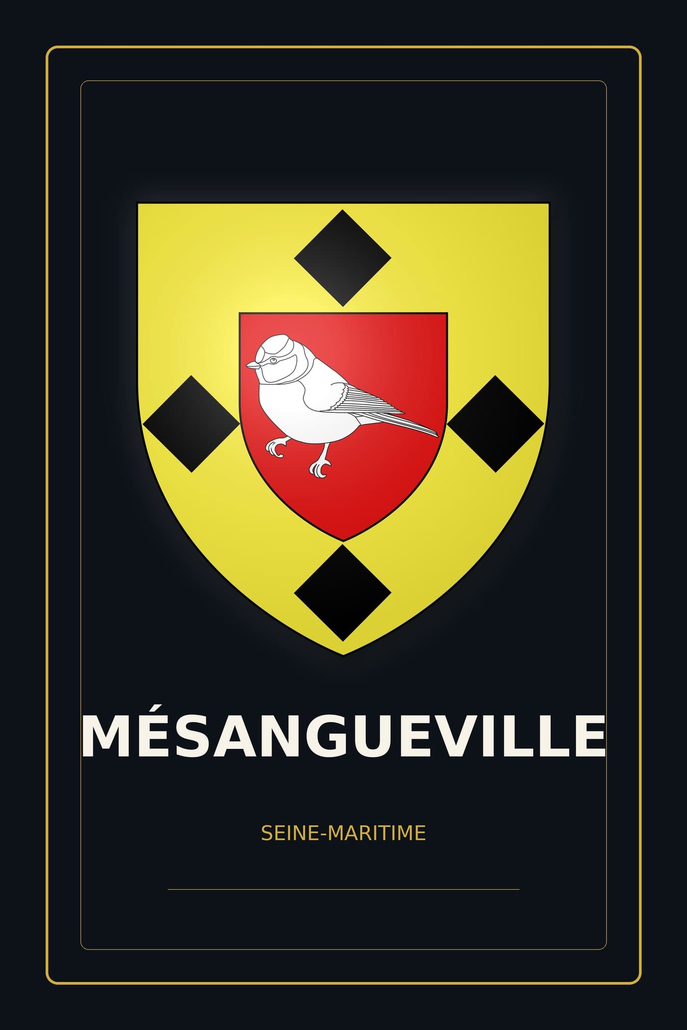 Blason de Mésangueville