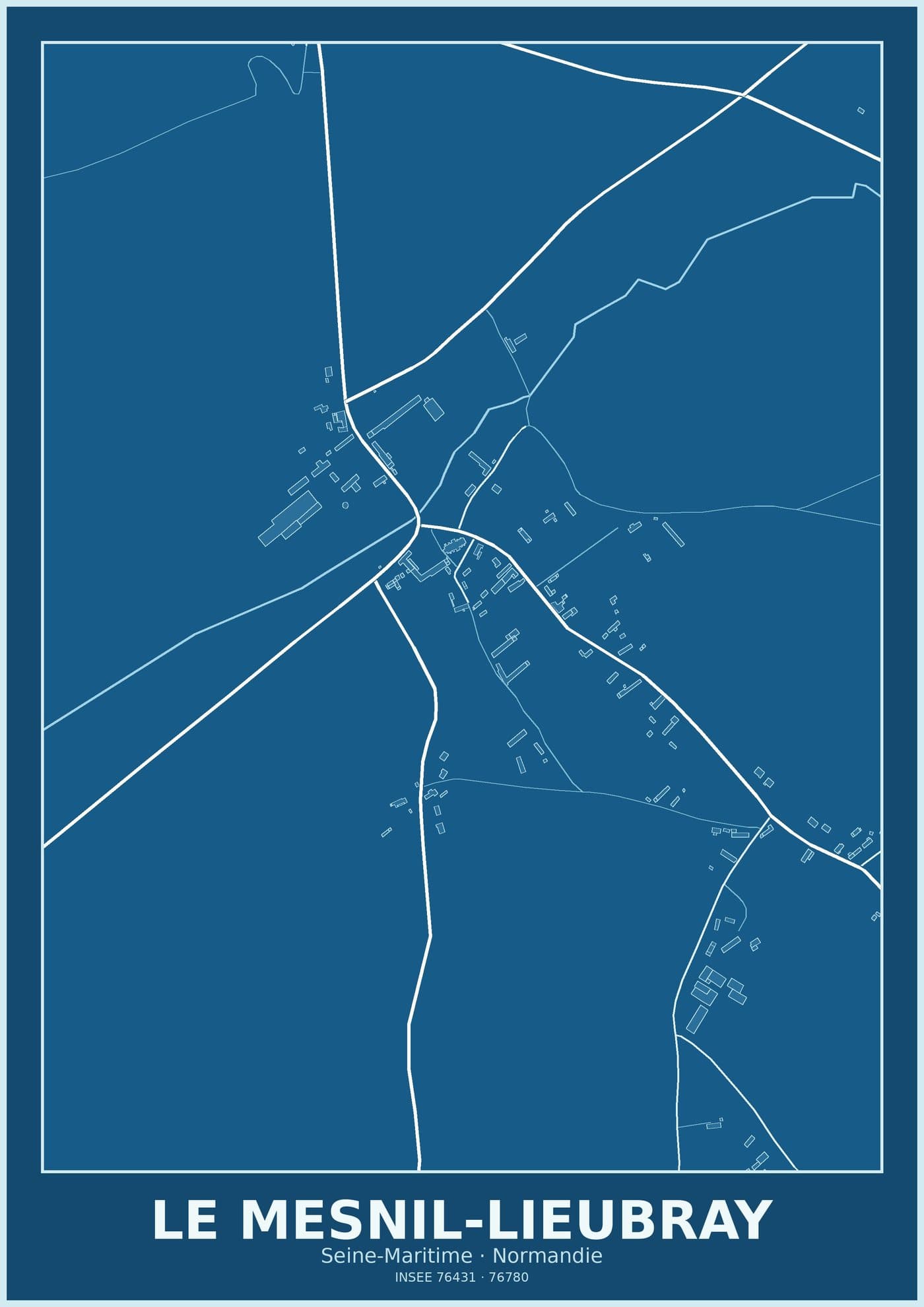 Plan du Mesnil-Lieubray