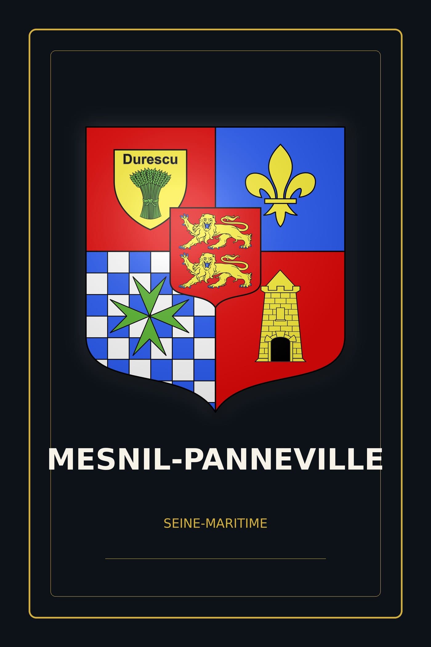 Blason de Mesnil-Panneville