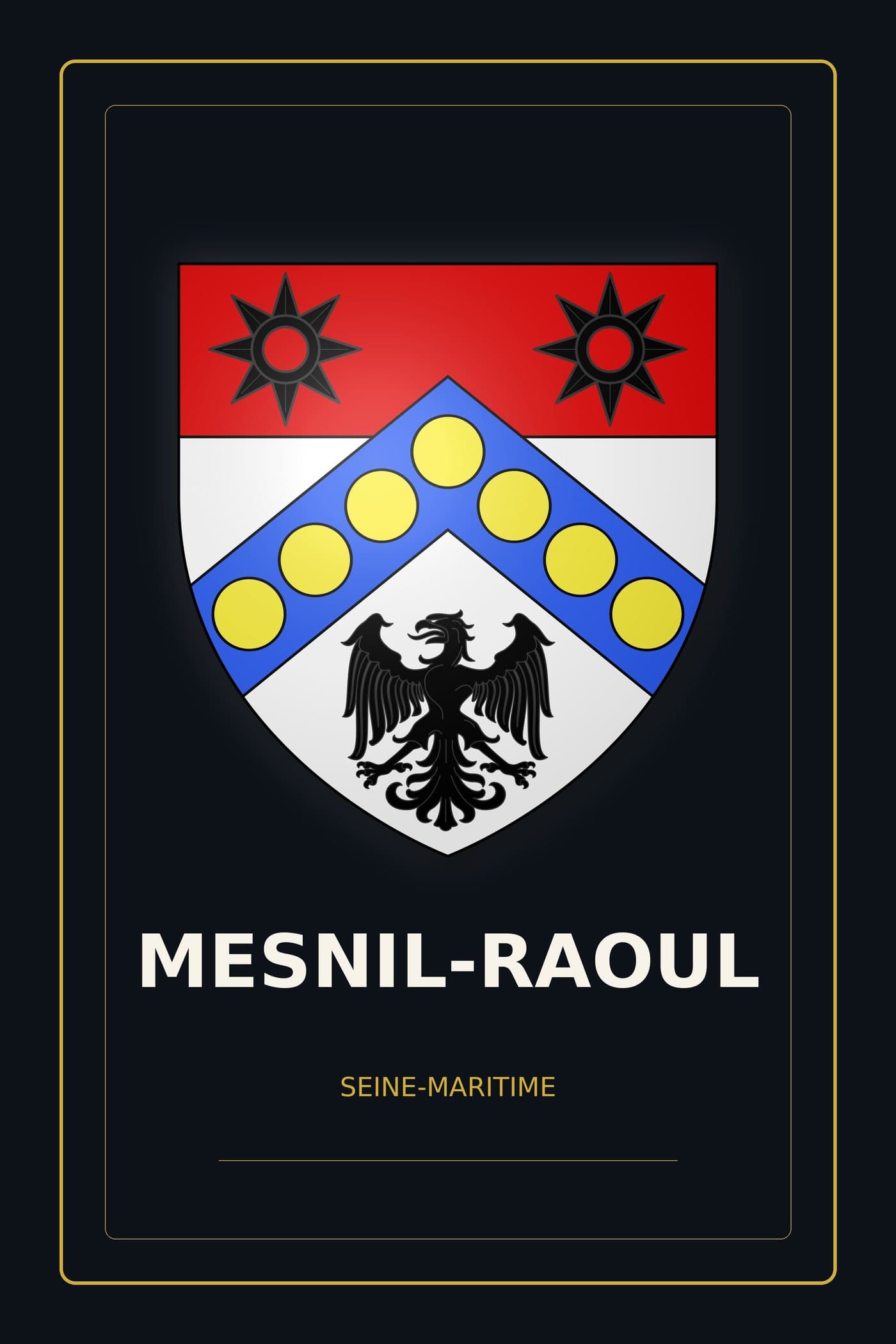 Blason de Mesnil-Raoul