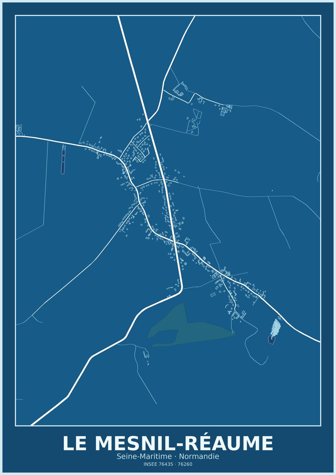Plan du Mesnil-Réaume