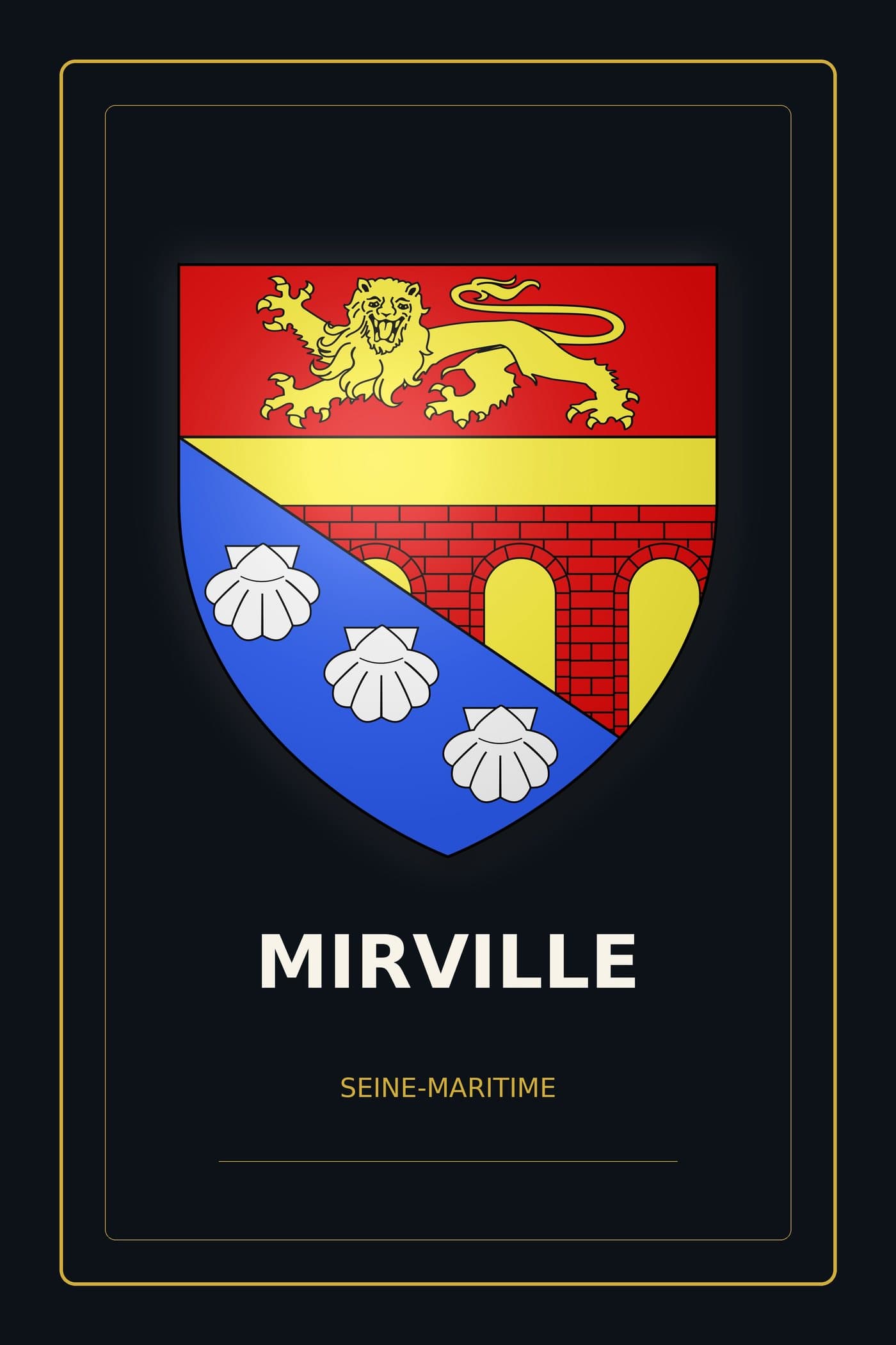 Blason de Mirville