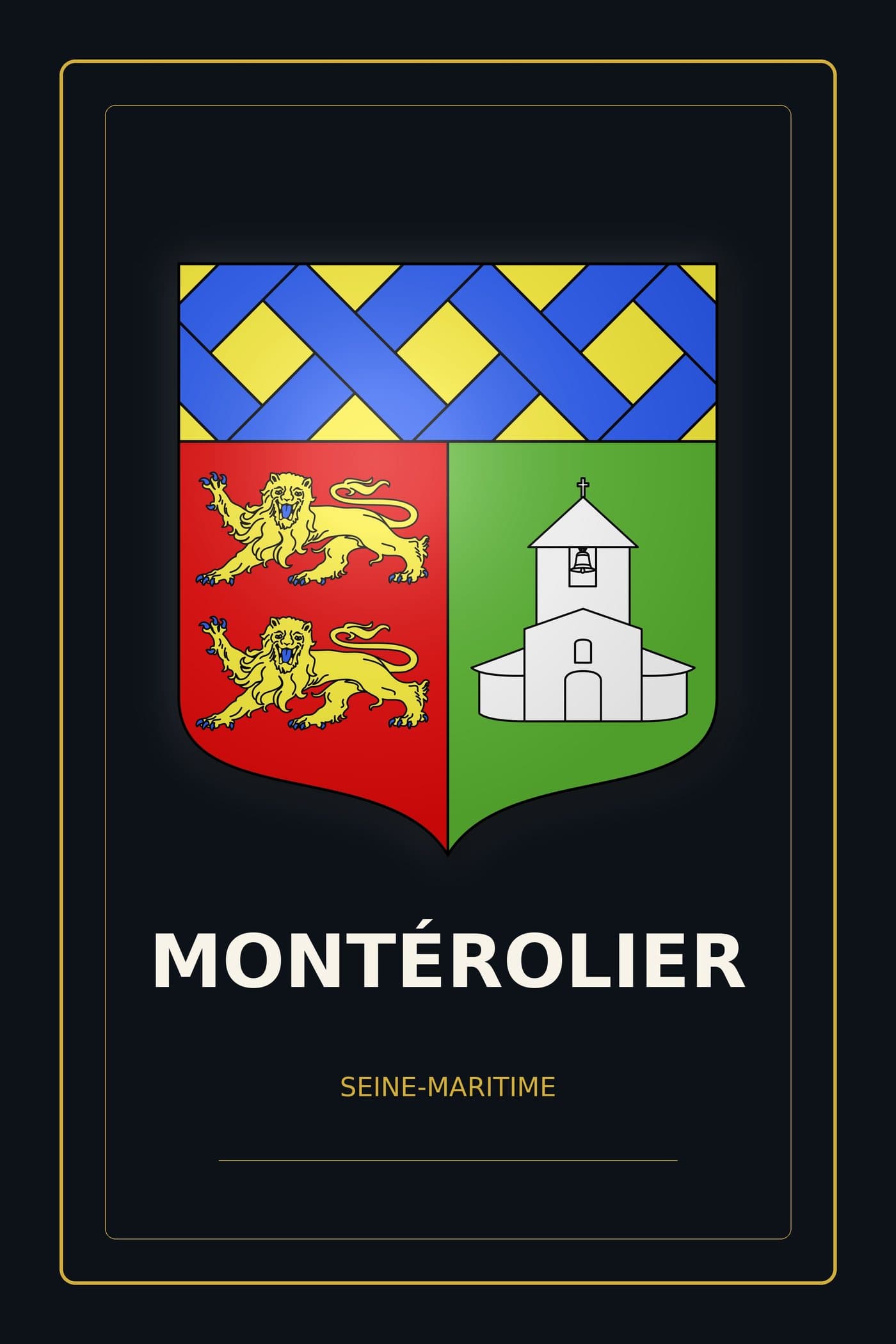 Blason de Montérolier