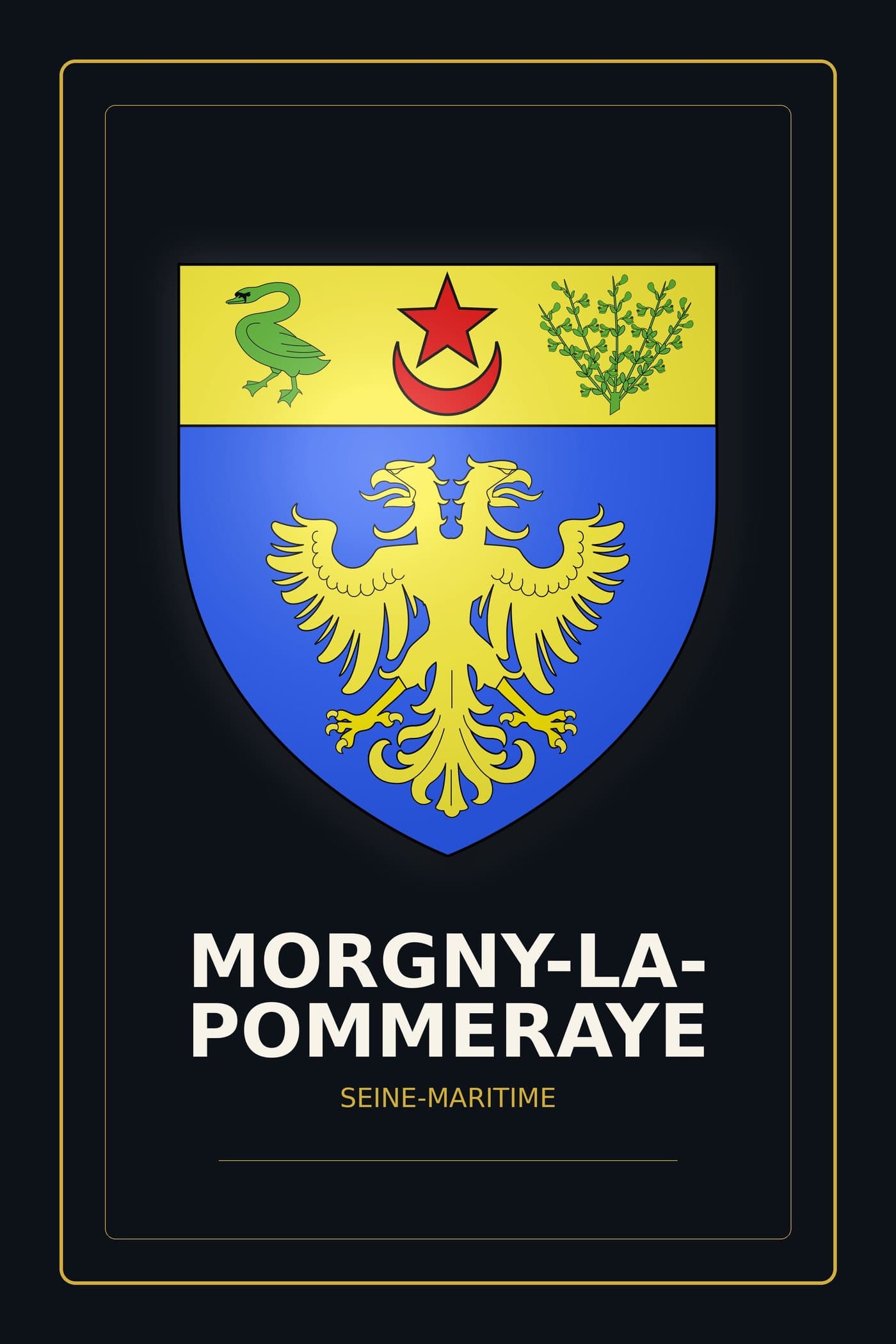 Blason de Morgny-la-Pommeraye