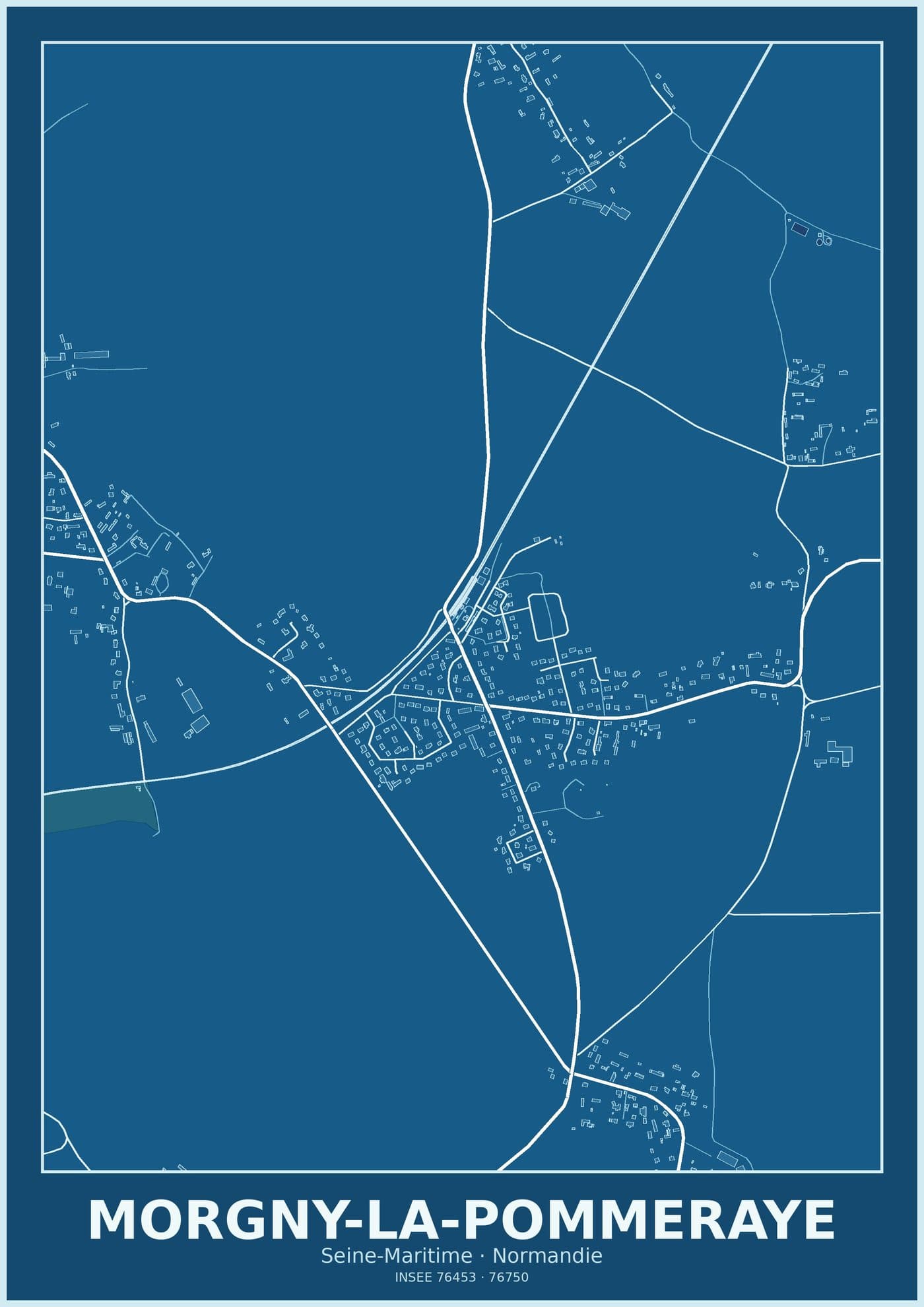 Plan de Morgny-la-Pommeraye