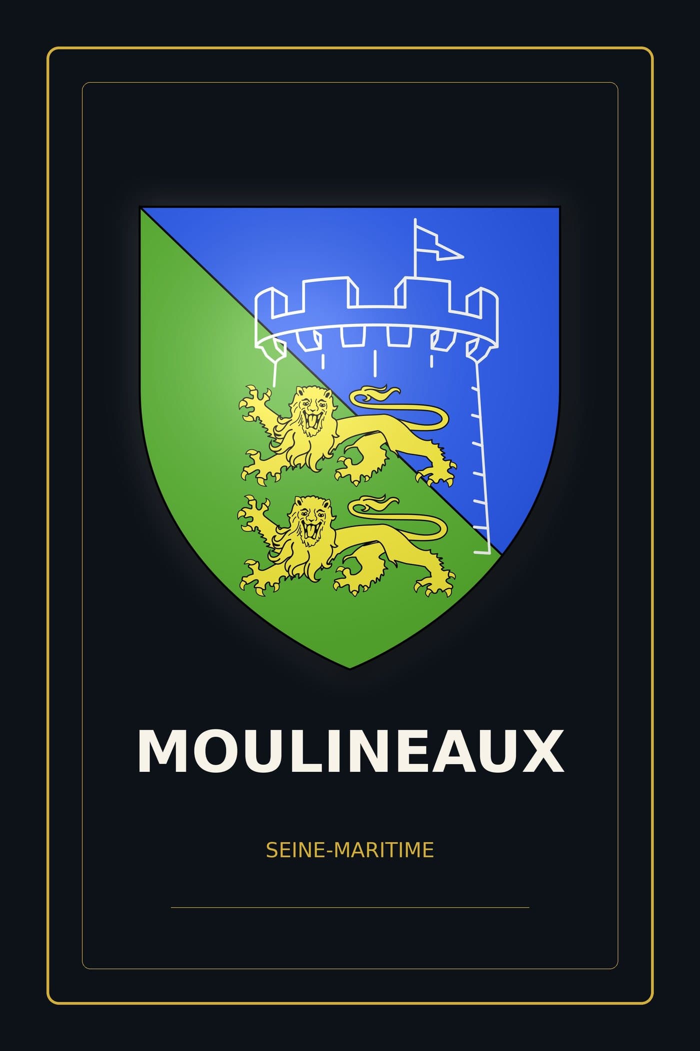 Blason de Moulineaux