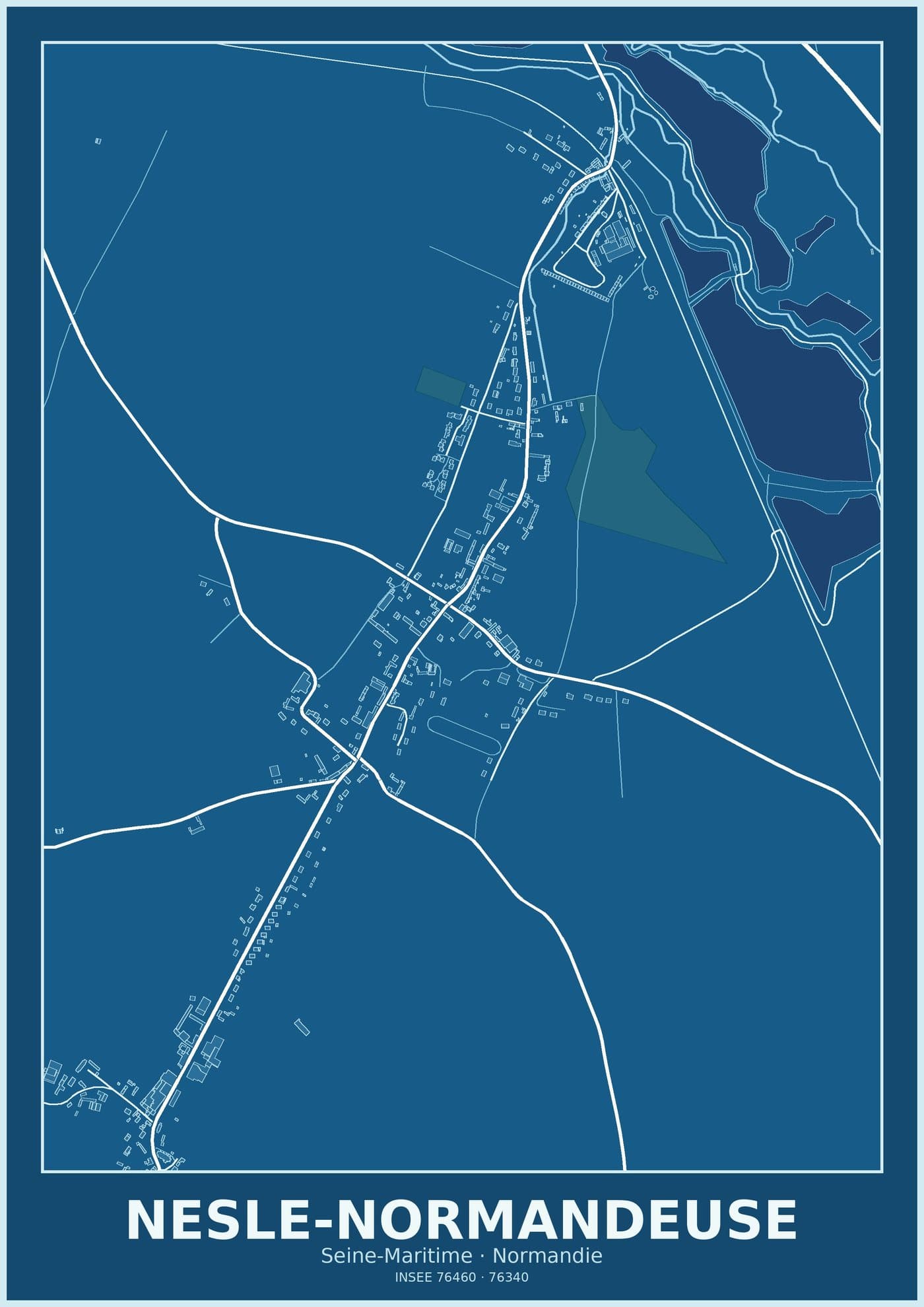 Plan de Nesle-Normandeuse