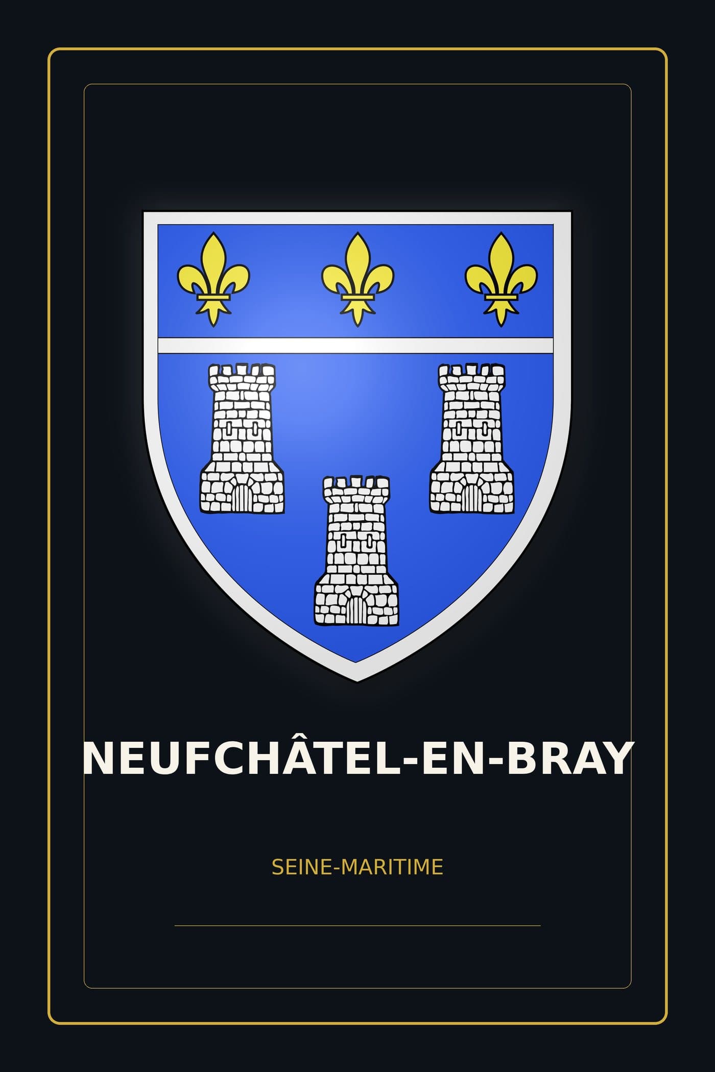 Blason de Neufchâtel-en-Bray