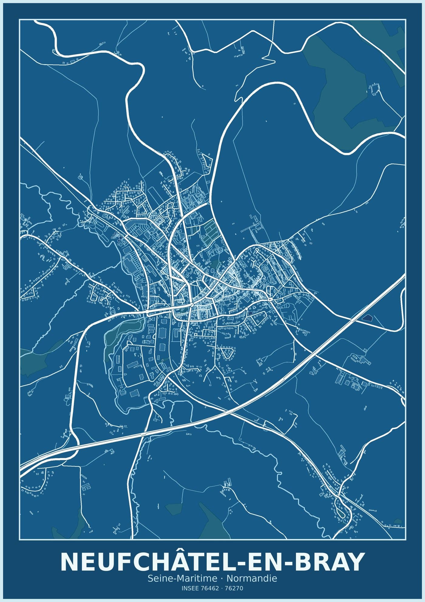 Plan de Neufchâtel-en-Bray