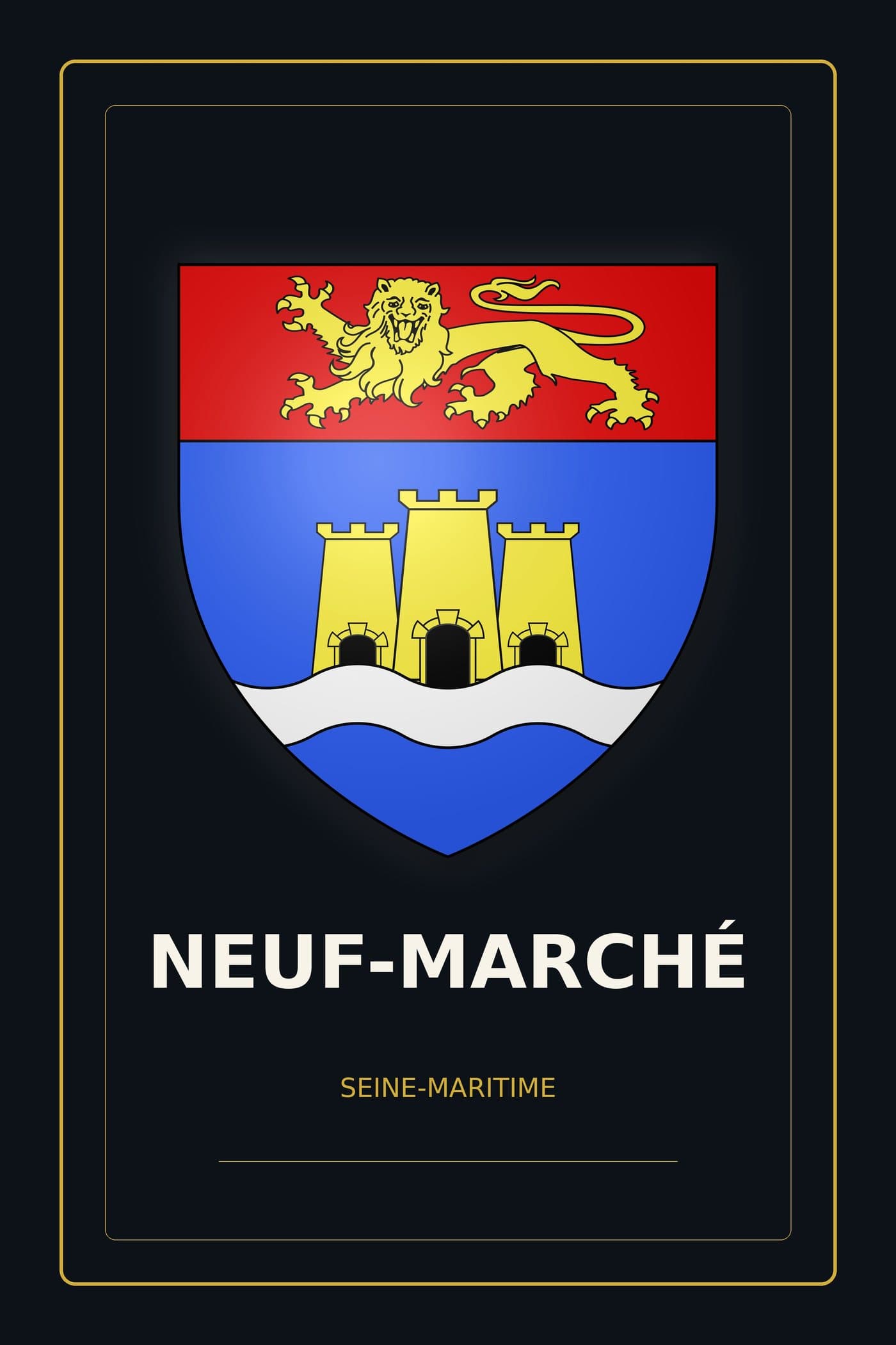 Blason de Neuf-Marché