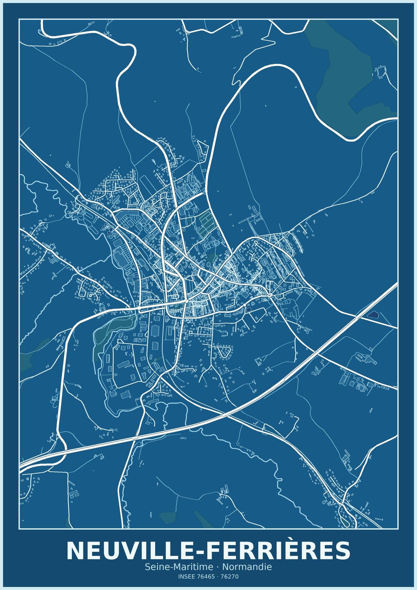 Plan de Neuville-Ferrières