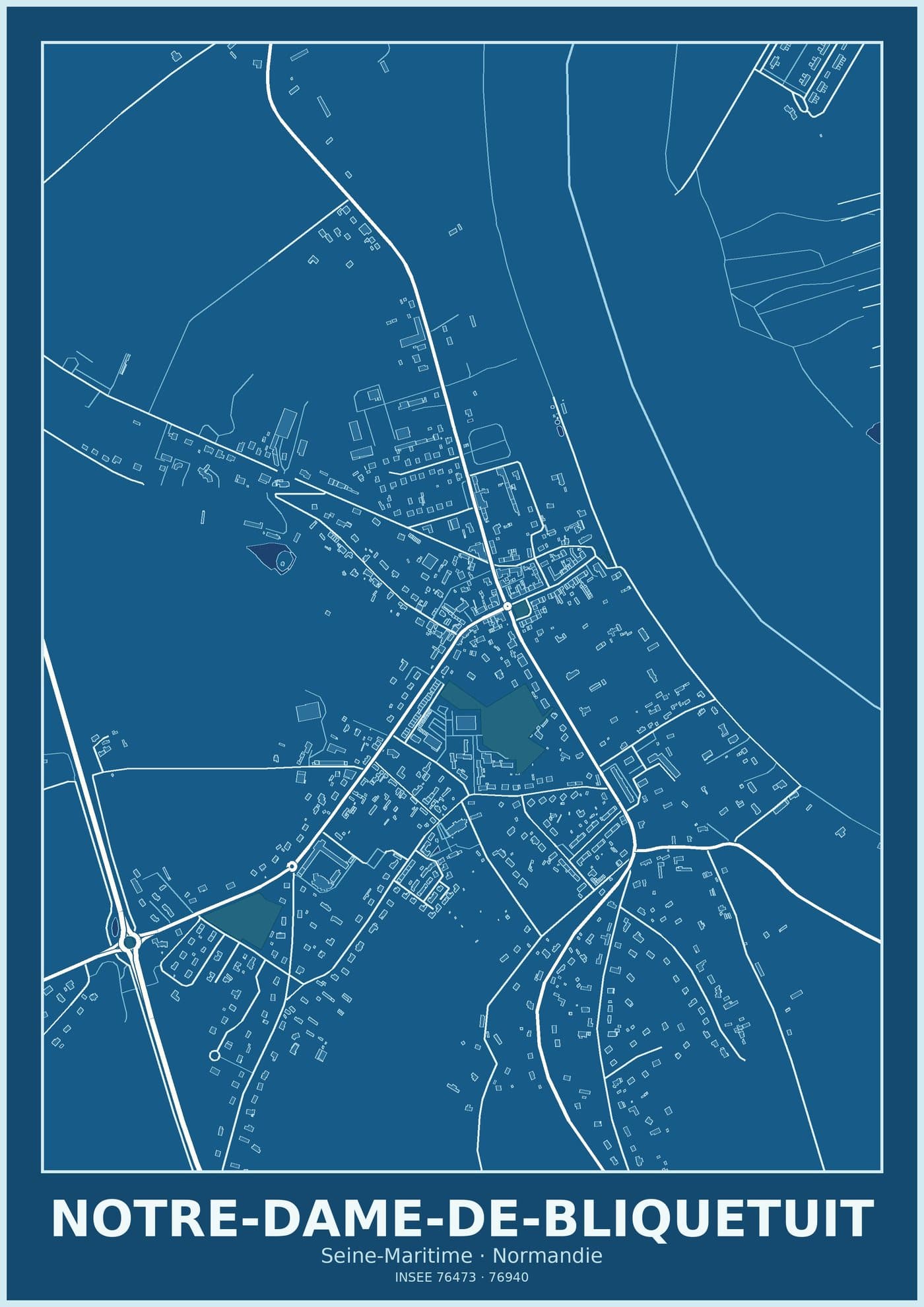 Plan de Notre-Dame-de-Bliquetuit