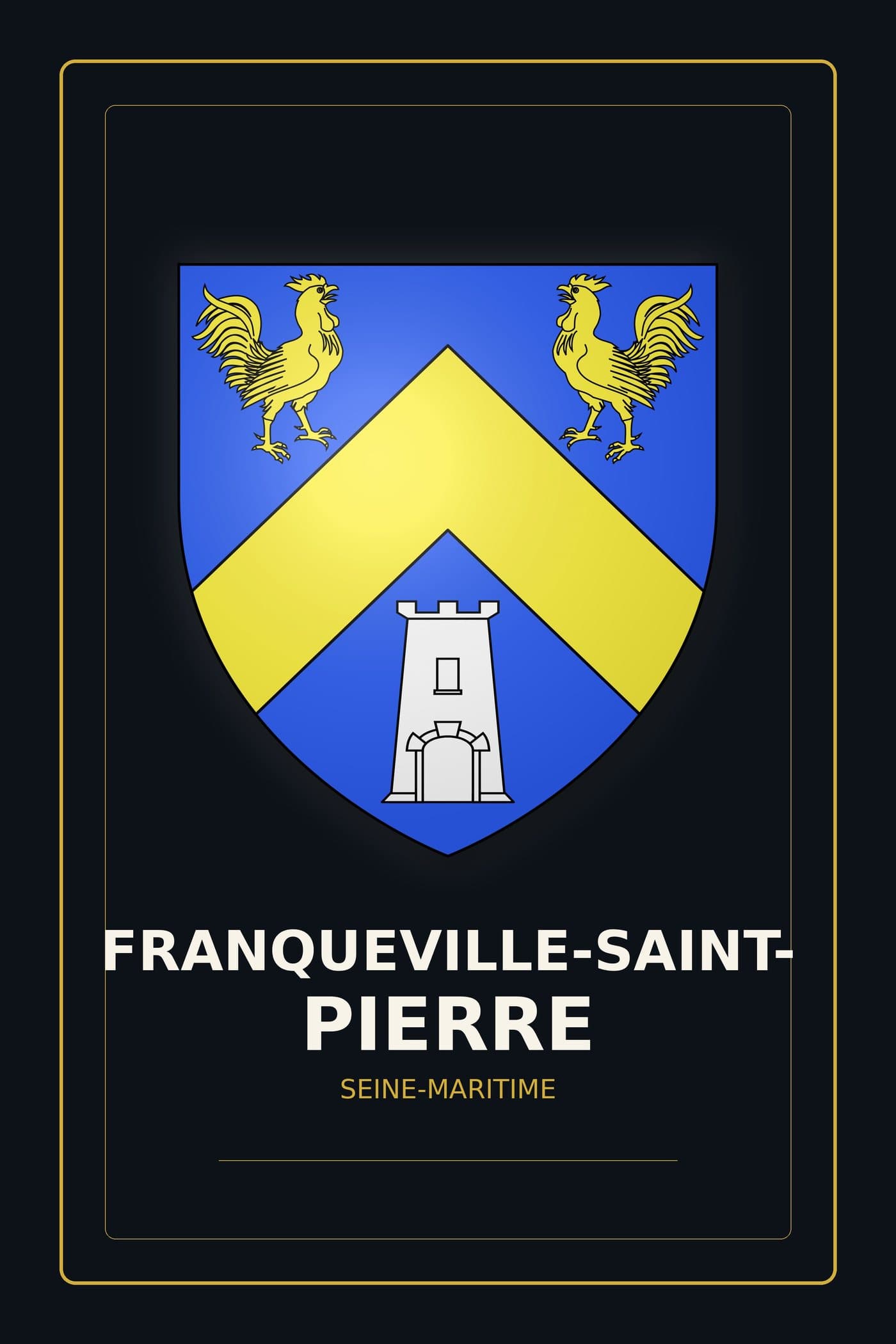Blason de Franqueville-Saint-Pierre