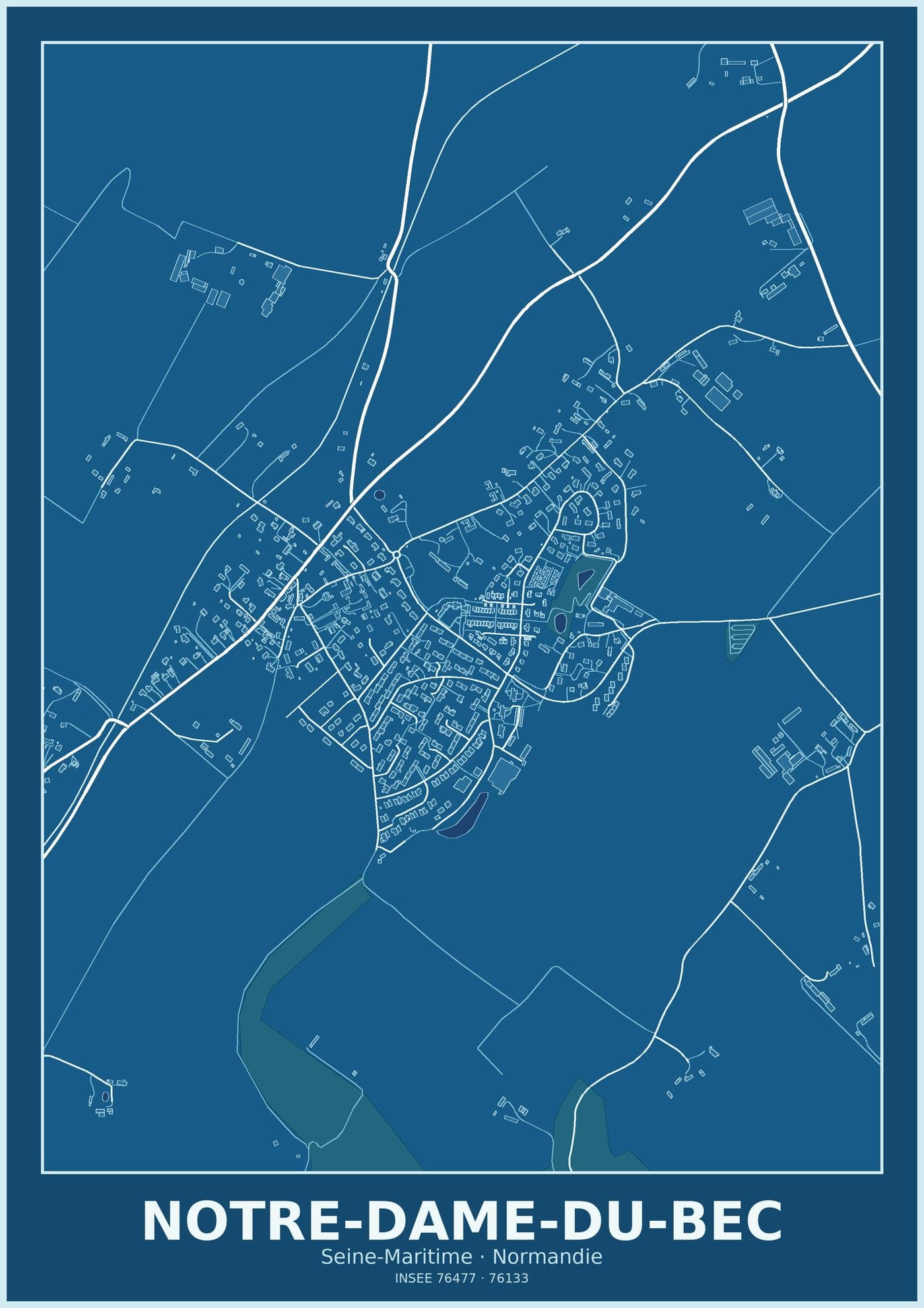 Plan de Notre-Dame-du-Bec