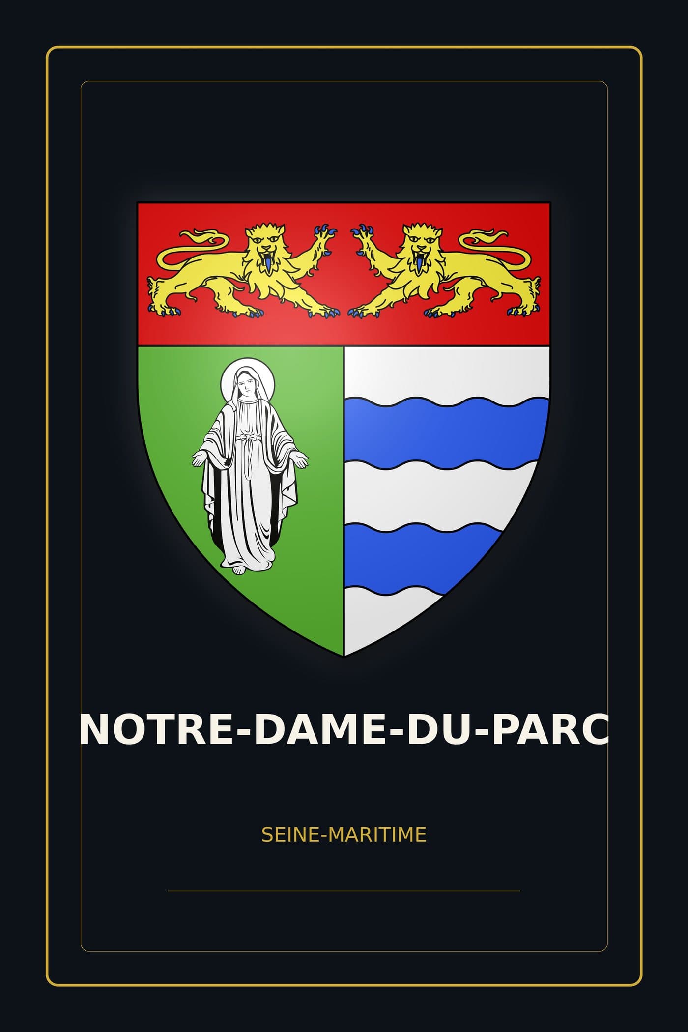 Blason de Notre-Dame-du-Parc