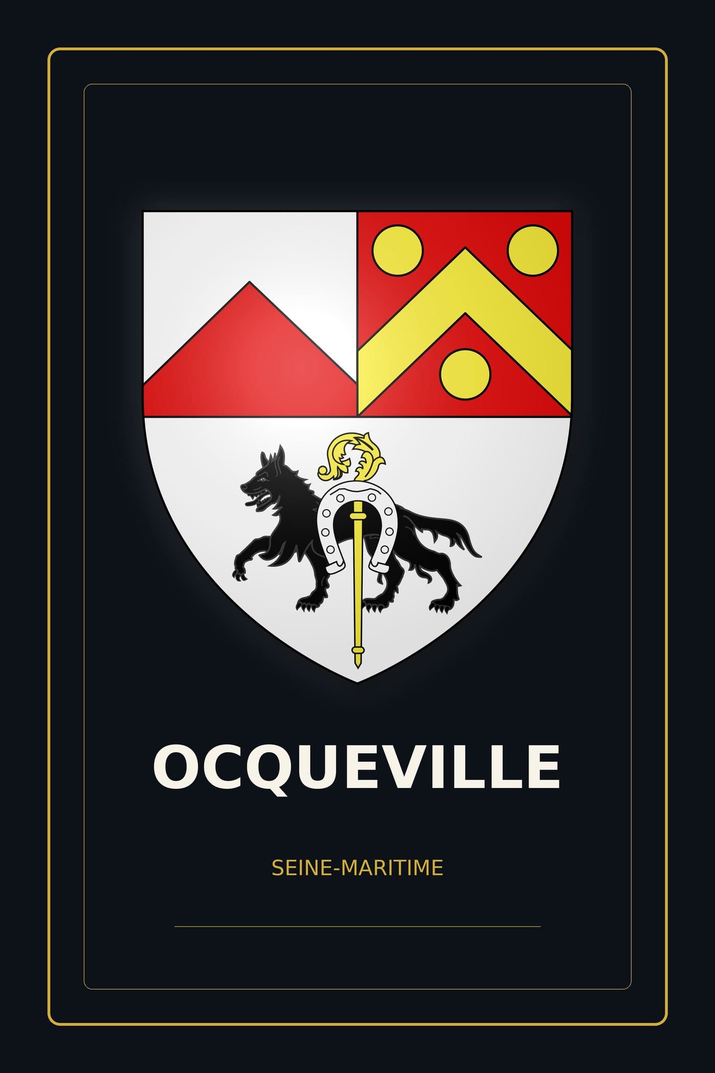 Blason d'Ocqueville