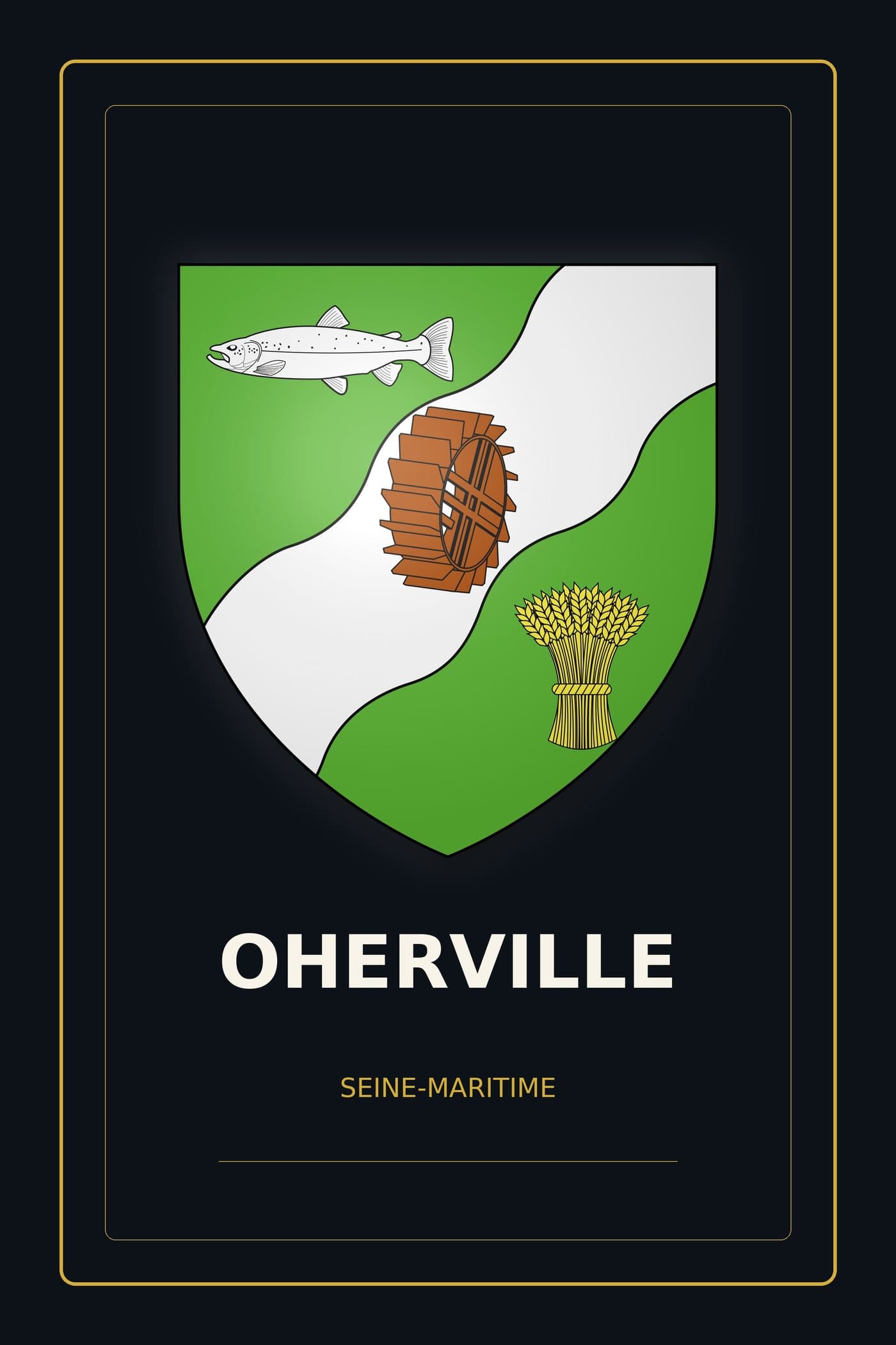 Blason d'Oherville