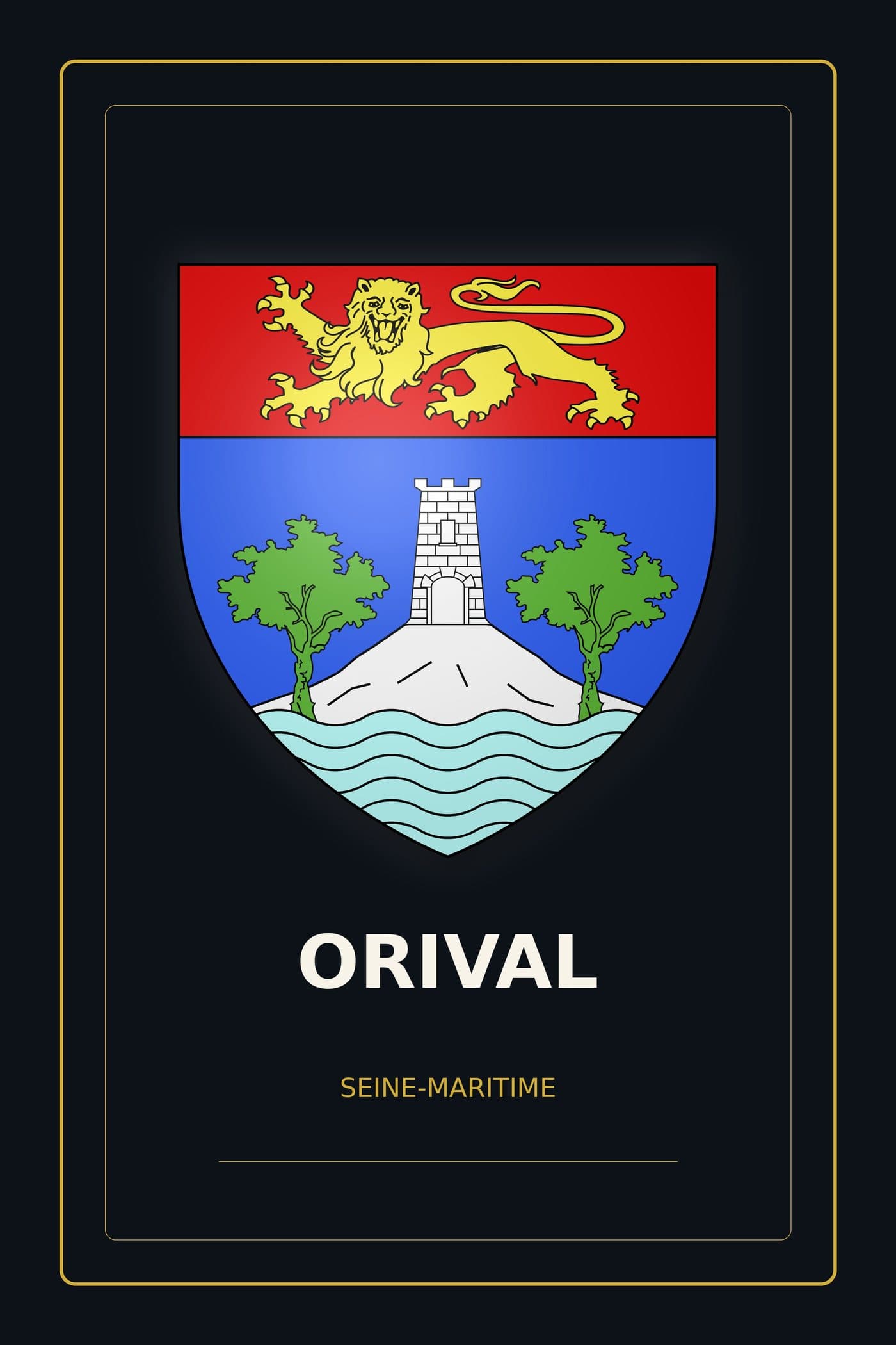 Blason d'Orival
