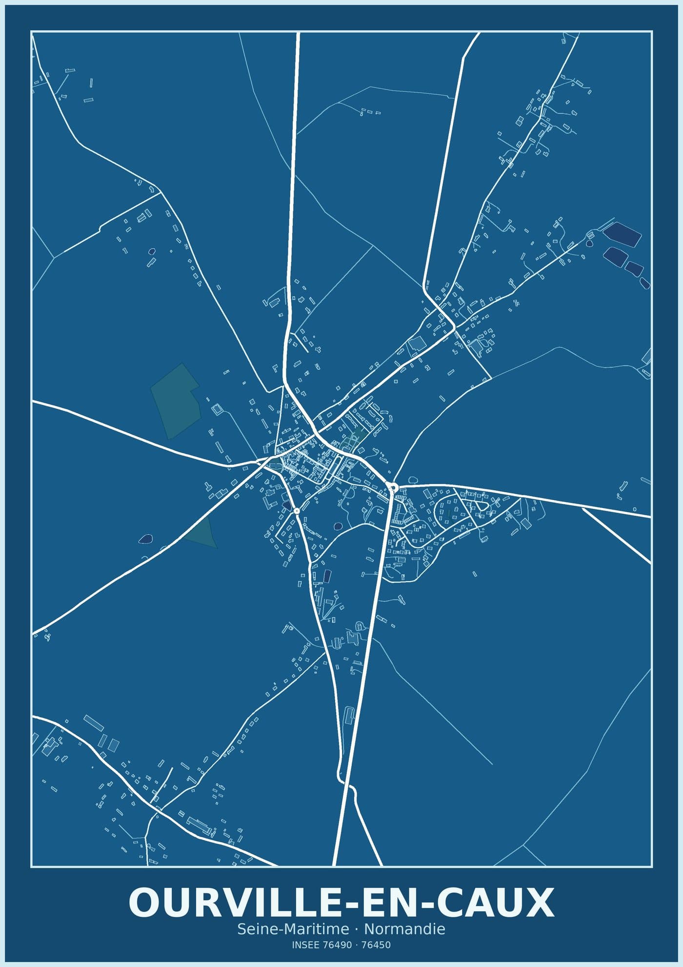 Plan d'Ourville-en-Caux