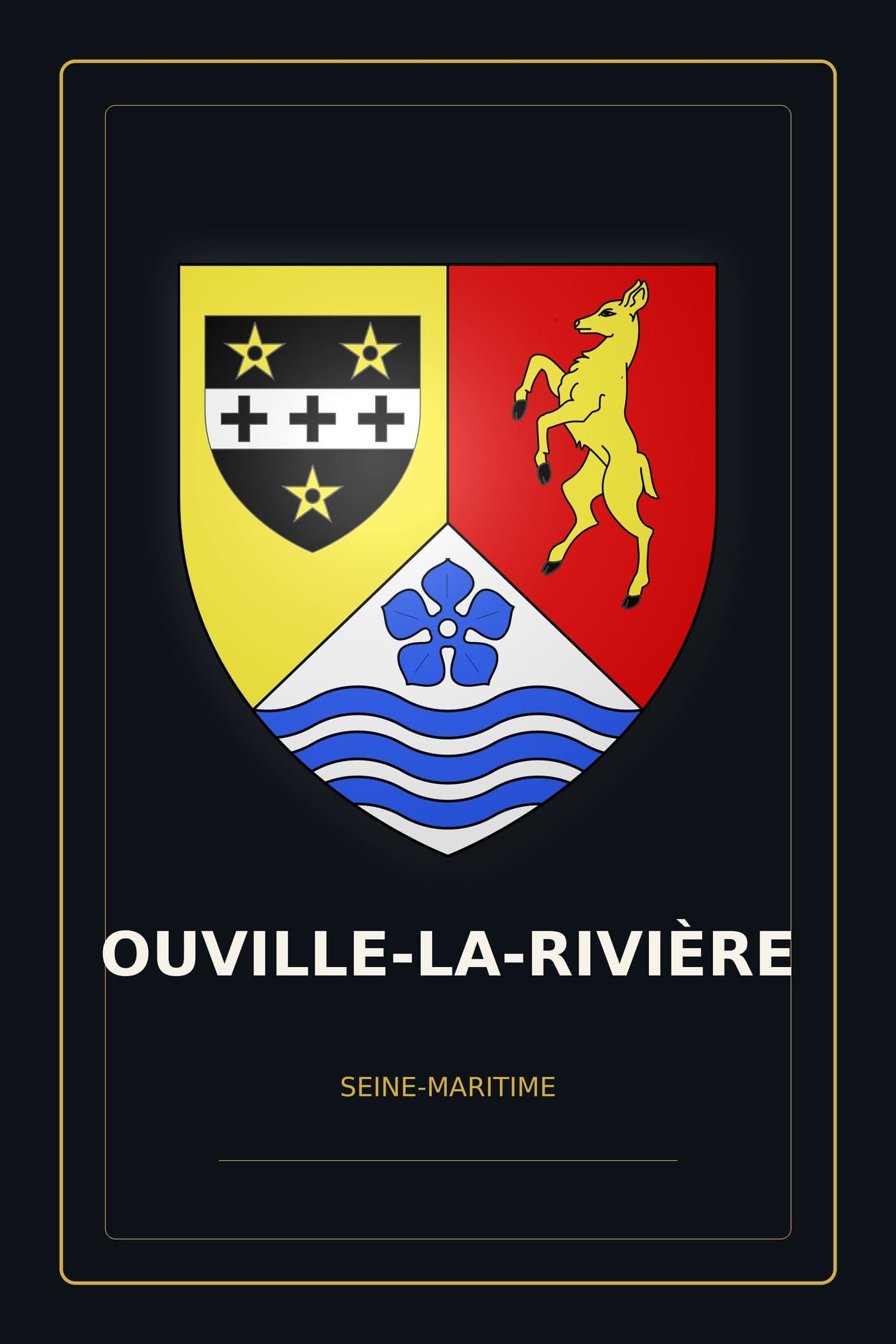 Blason d'Ouville-la-Rivière