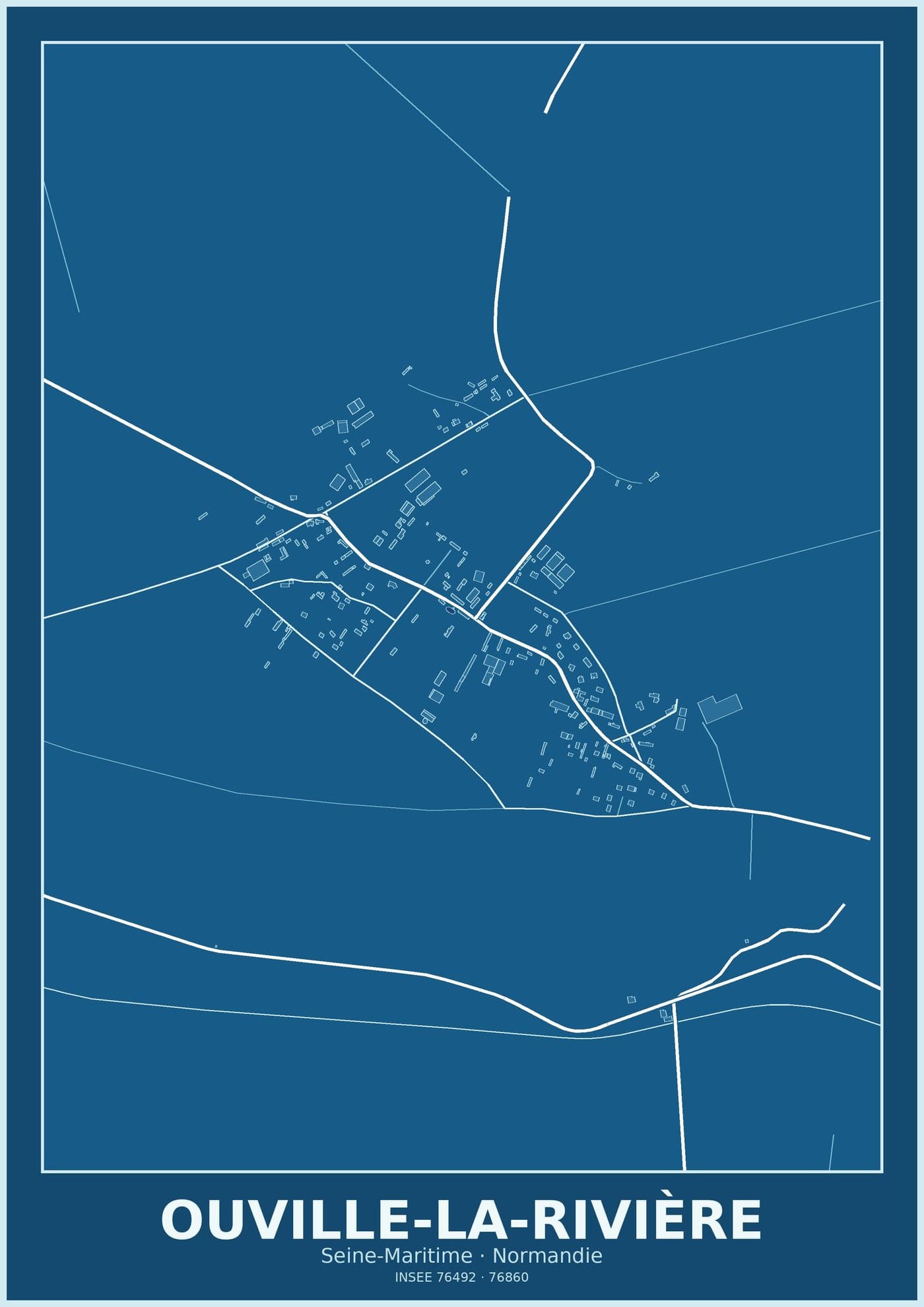 Plan d'Ouville-la-Rivière