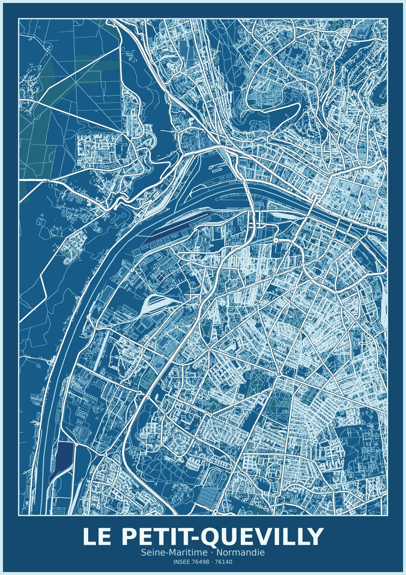 Plan du Petit-Quevilly