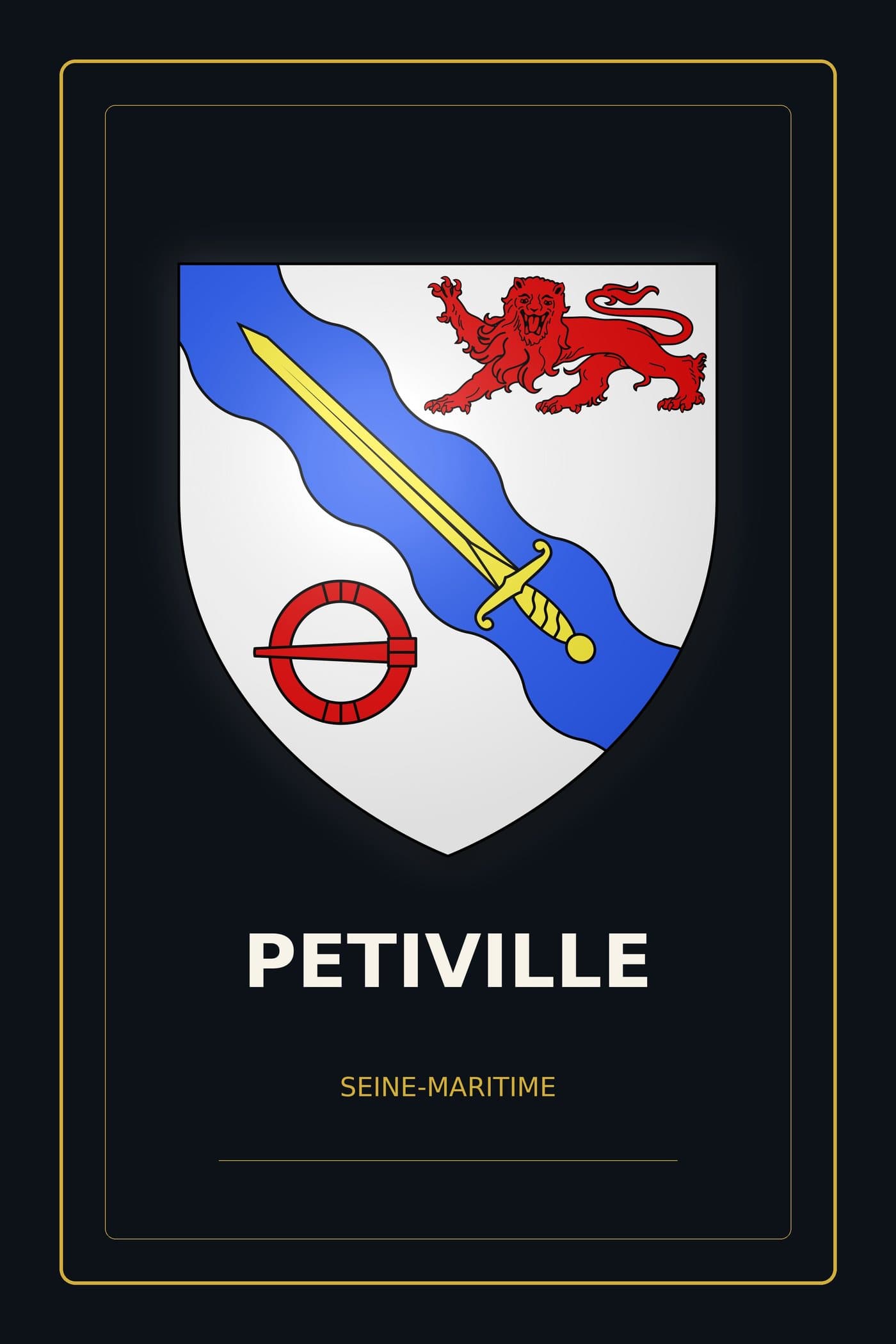 Blason de Petiville