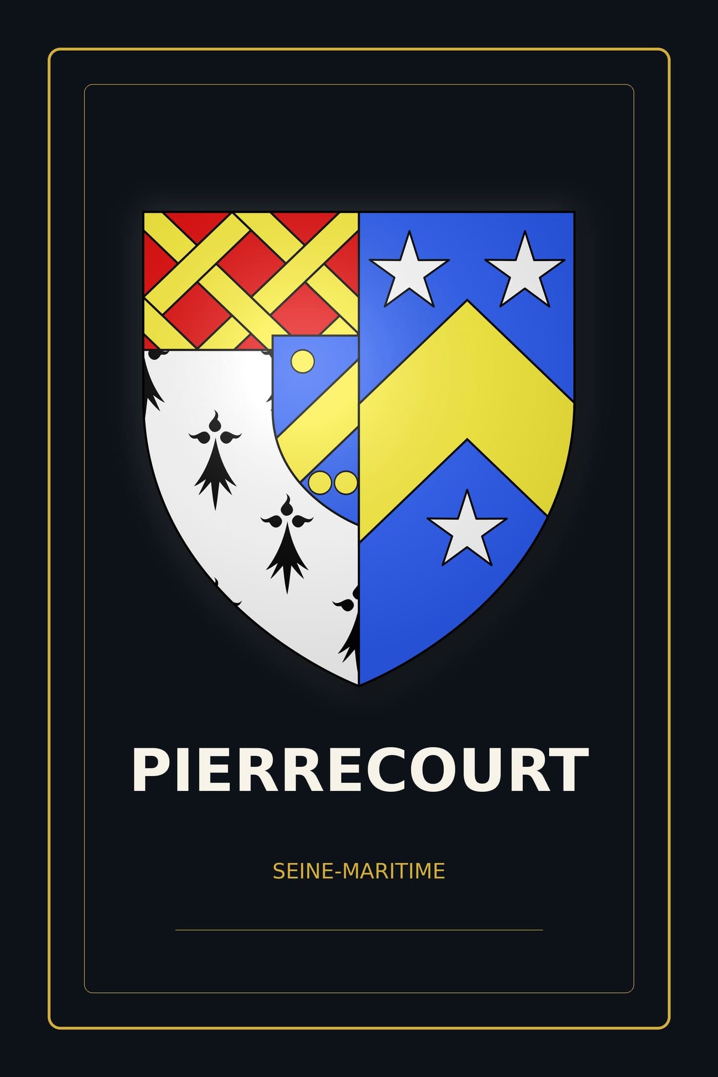 Blason de Pierrecourt