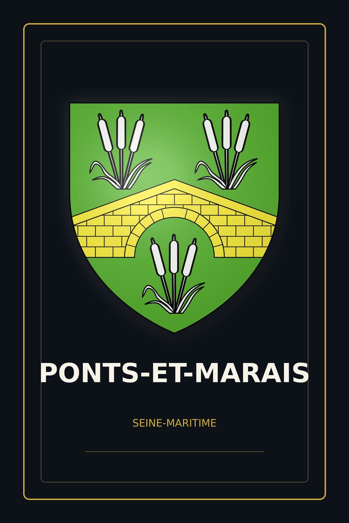 Blason de Ponts-et-Marais