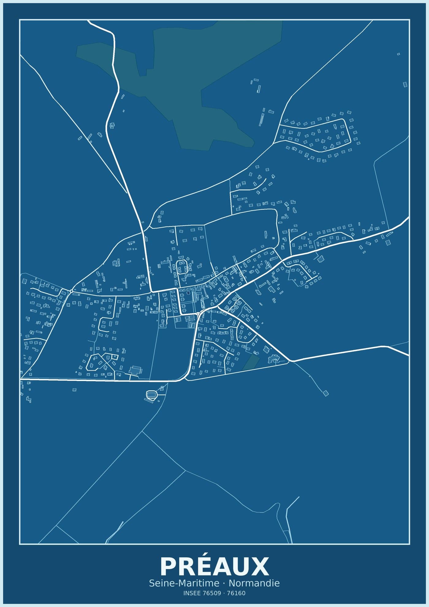 Plan de Préaux