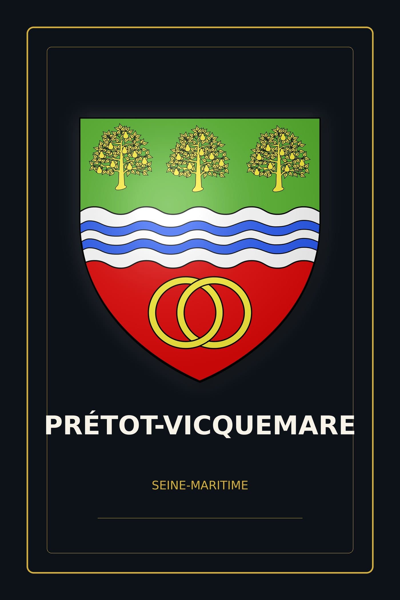 Blason de Prétot-Vicquemare