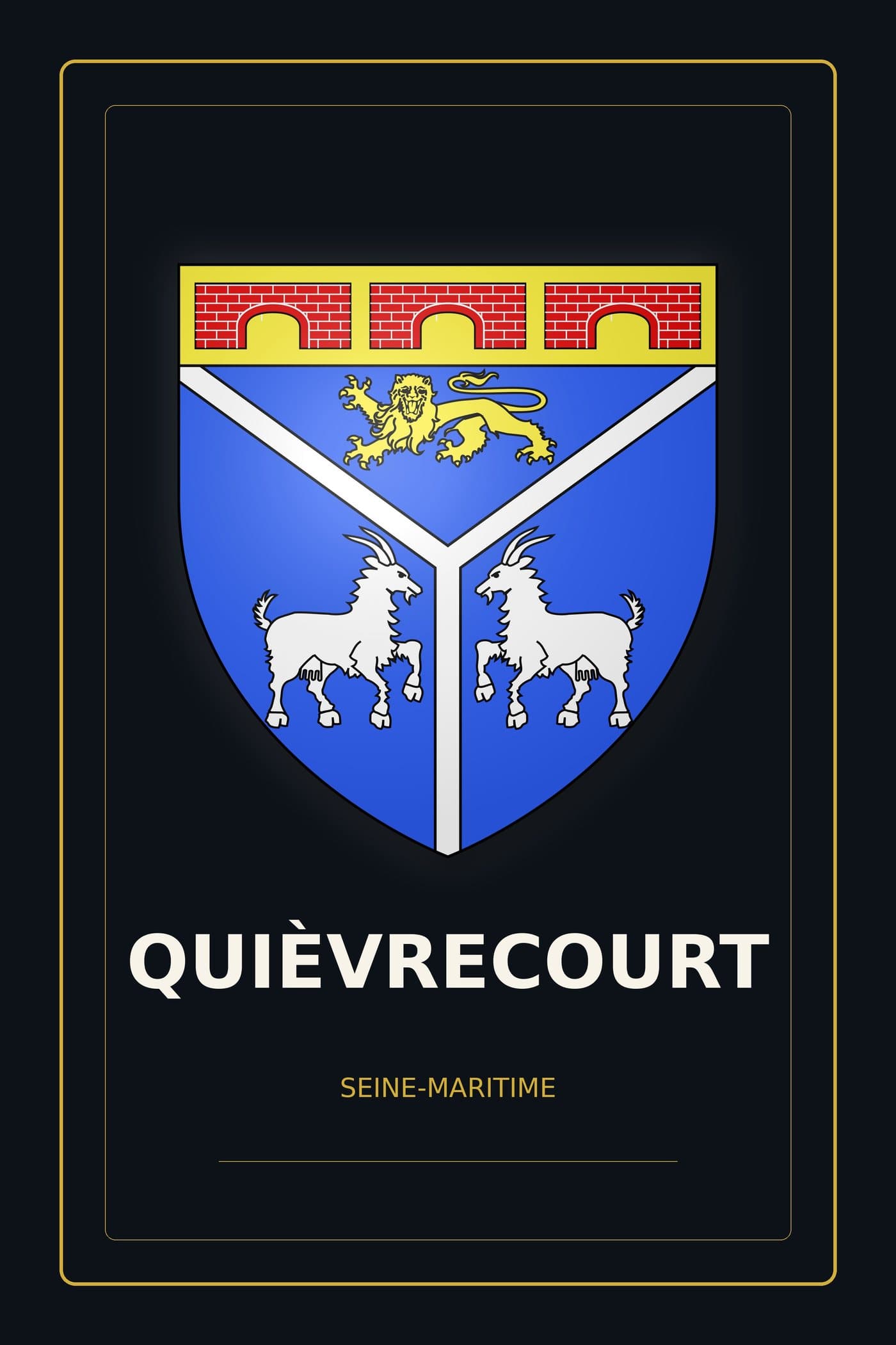 Blason de Quièvrecourt