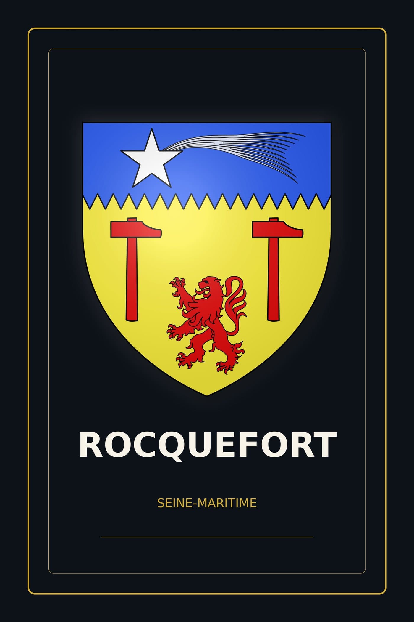 Blason de Rocquefort
