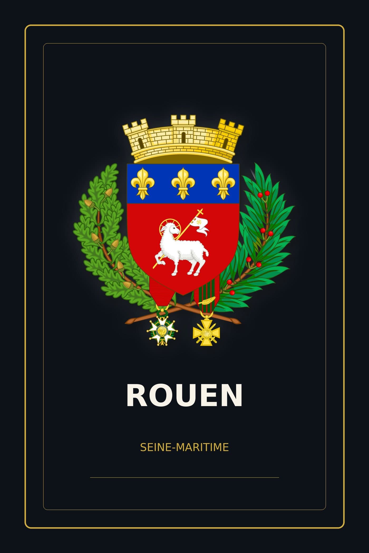 Blason de Rouen