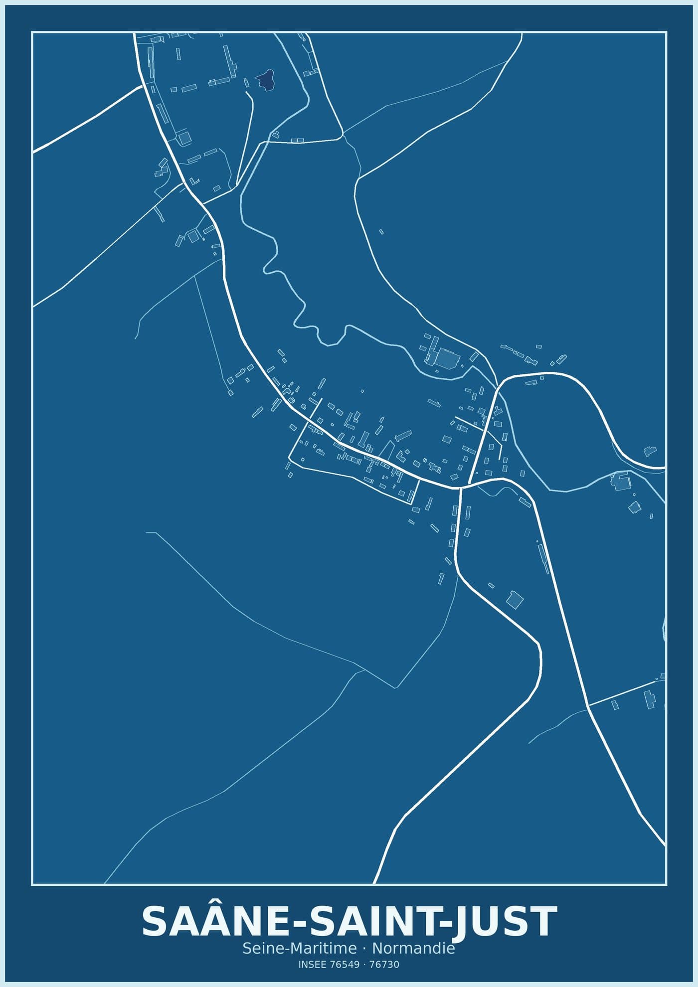 Plan de Saâne-Saint-Just