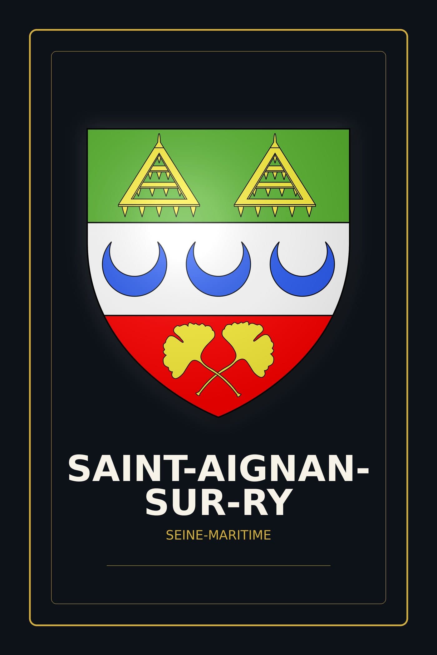 Blason de Saint-Aignan-sur-Ry