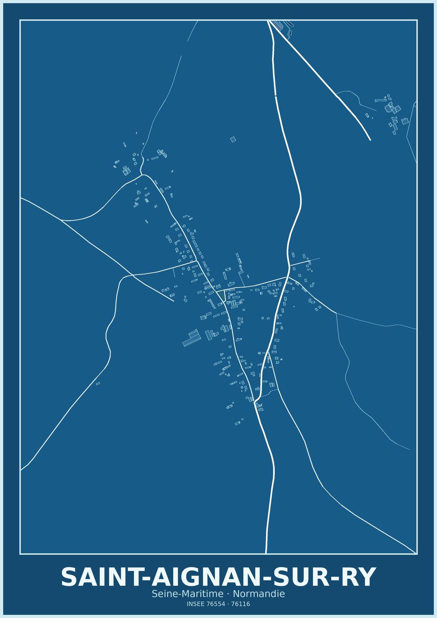 Plan de Saint-Aignan-sur-Ry