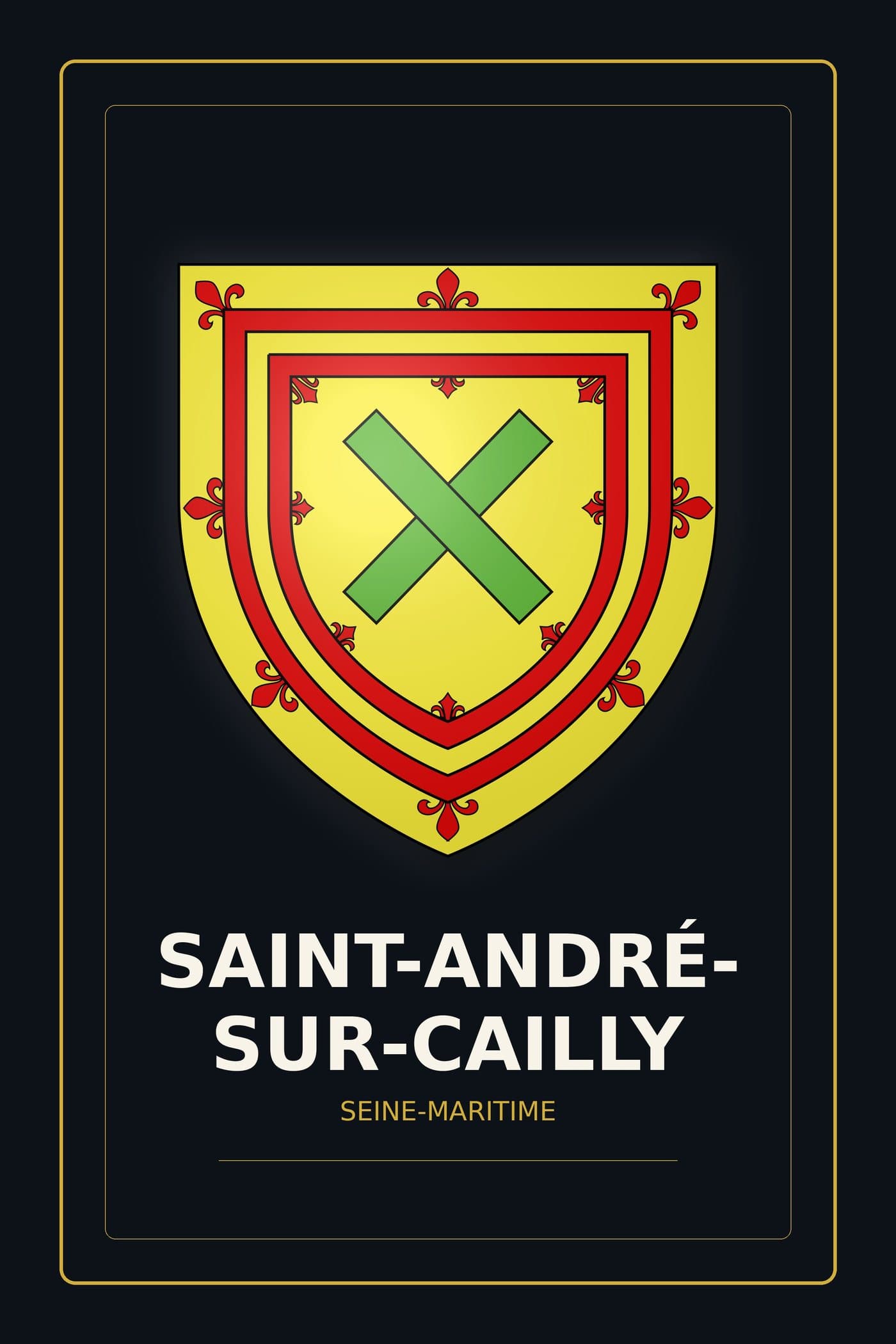 Blason de Saint-André-sur-Cailly