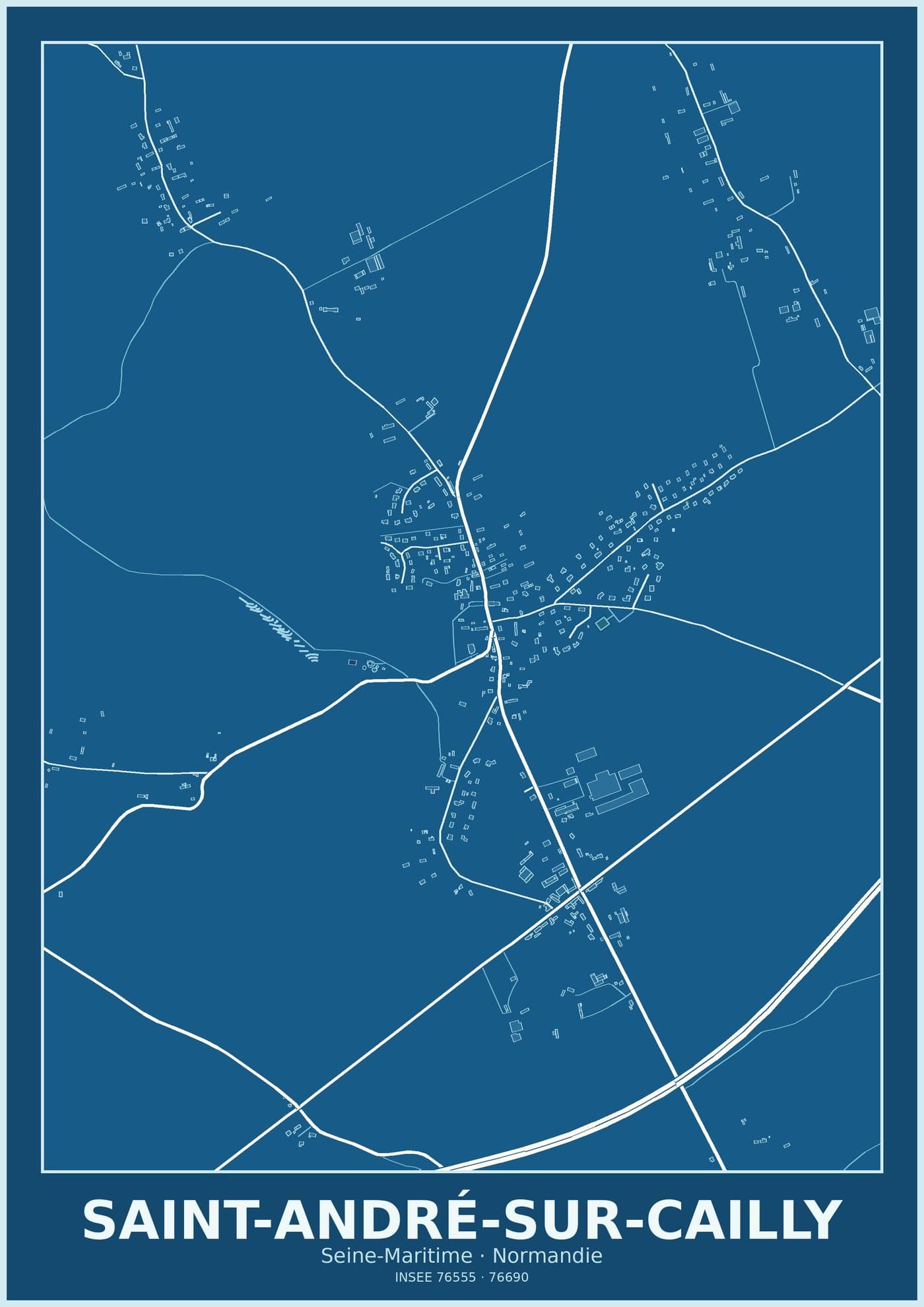 Plan de Saint-André-sur-Cailly