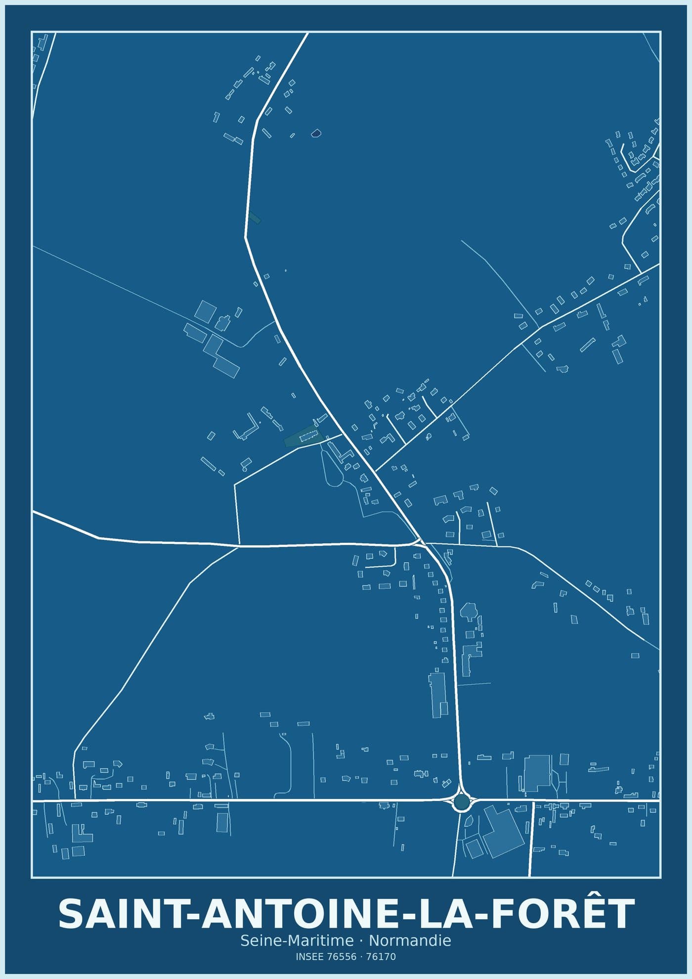 Plan de Saint-Antoine-la-Forêt