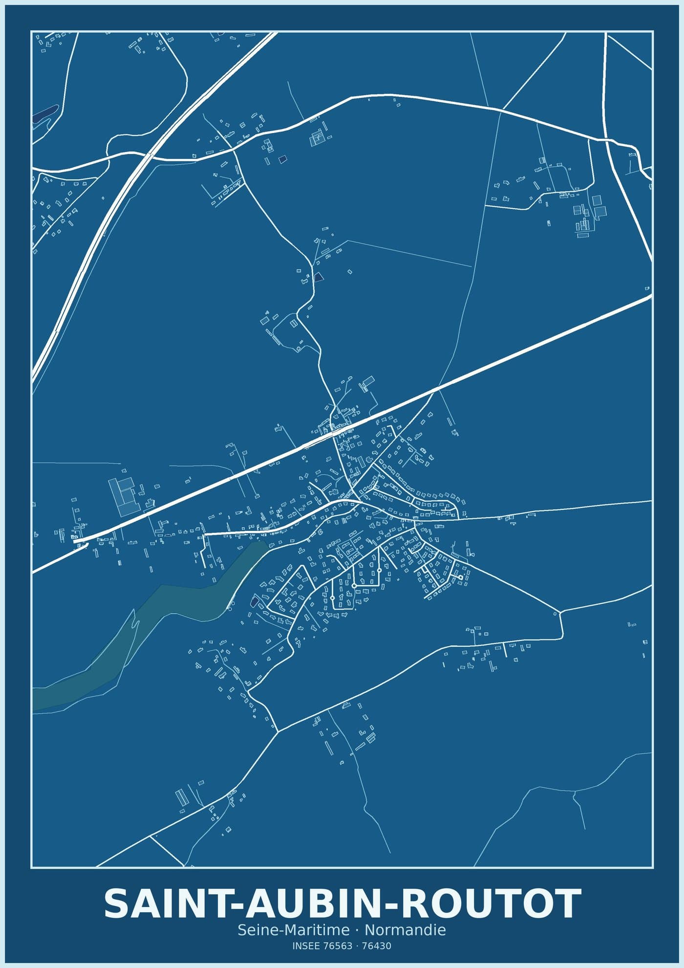 Plan de Saint-Aubin-Routot